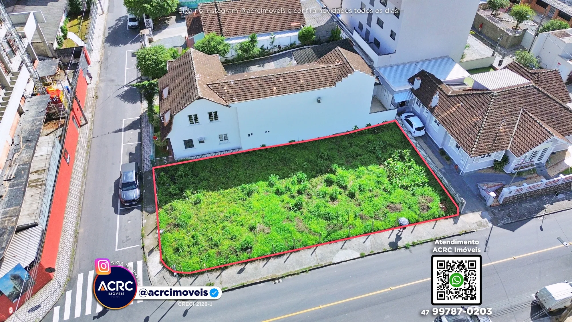 ACRC Imóveis - TE01295 - Terreno com um total de 409m a Venda no Bairro Victor Konder - foto 1