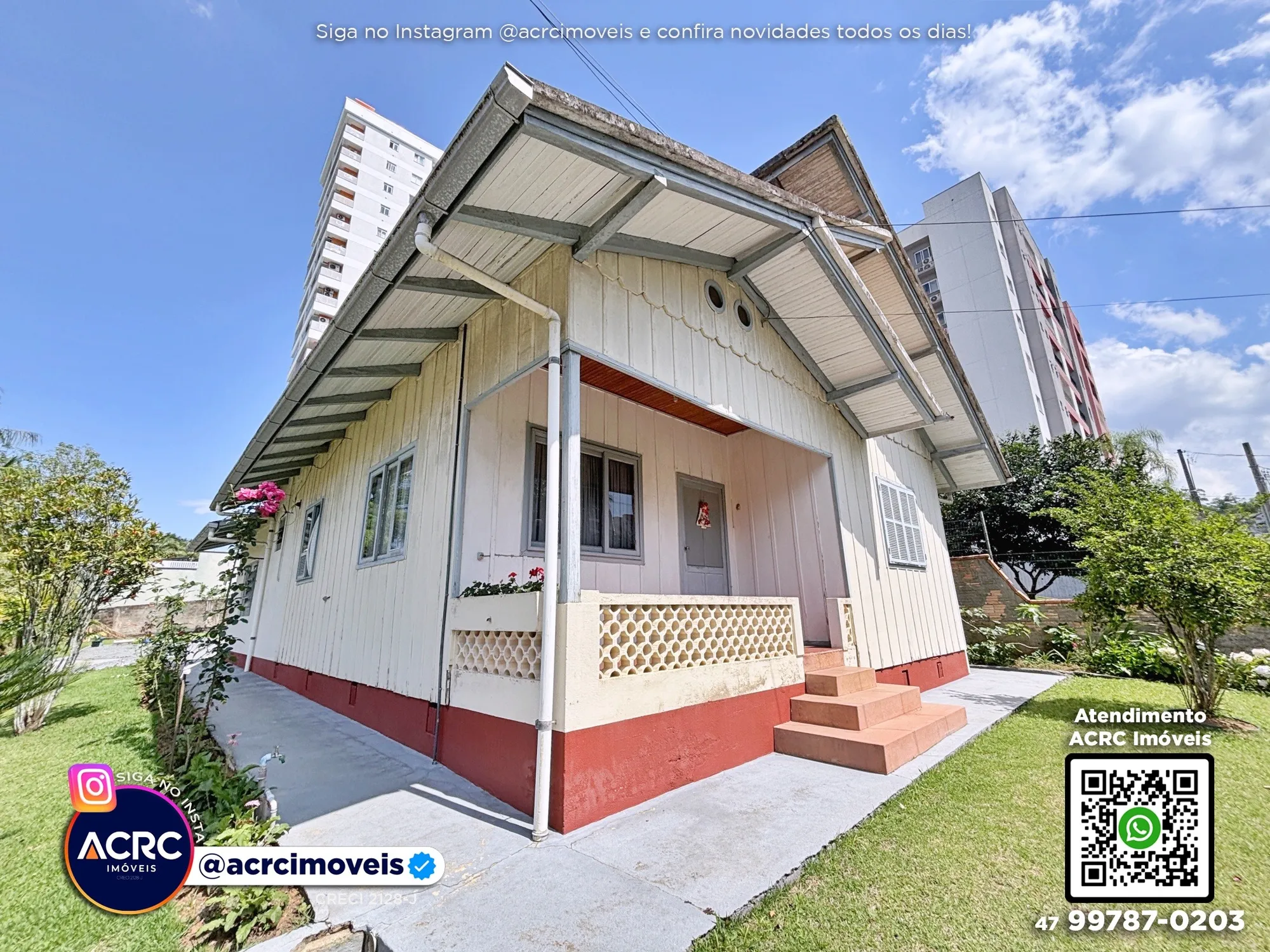 ACRC Imóveis - CA03587 - Casa a Venda no Bairro Escola Agrícola em Blumenau - foto 1