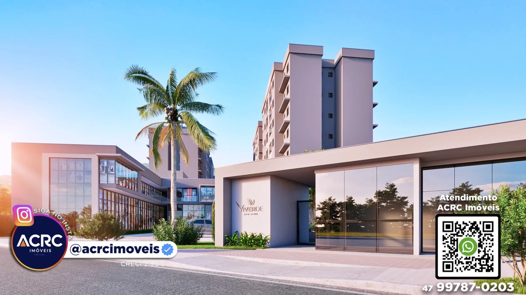ACRC Imóvel - AP09700 - Apartamento em construção a Venda no Bairro Santo Antônio em Piçarras — foto 2