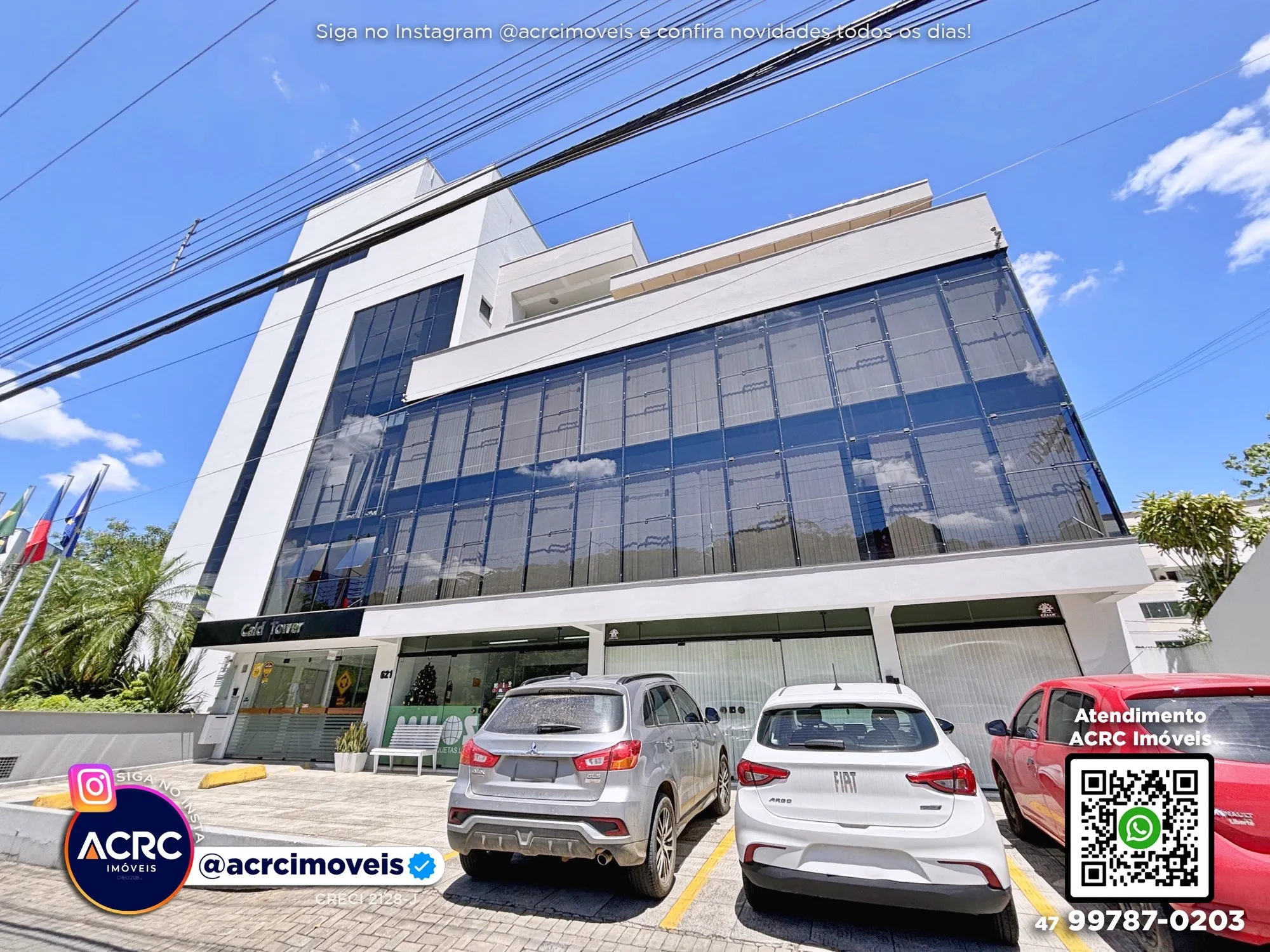 ACRC Imóveis - LJ00501 - Sala Comercial para Locação no Bairro Ponta Aguda em Blumenau - foto 1
