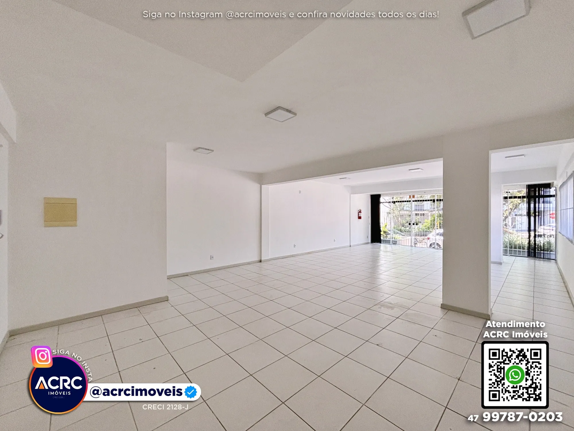 ACRC Imóveis - LJ00501 - Sala Comercial para Locação no Bairro Ponta Aguda em Blumenau — foto 3