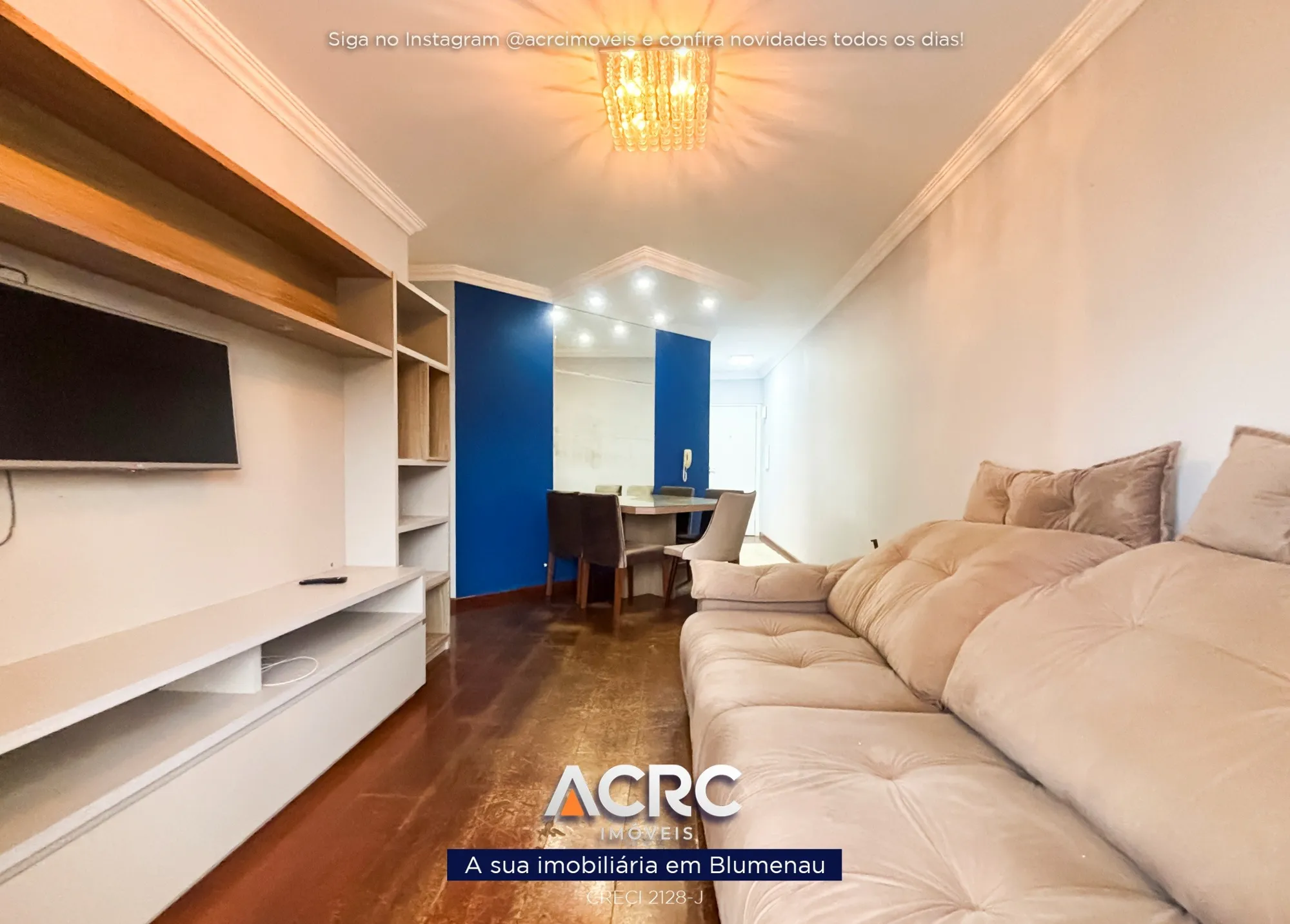 Acrc Imóveis - AP09662 - Apartamento a Venda no Bairro Ponta Aguda em Blumenau — foto 2