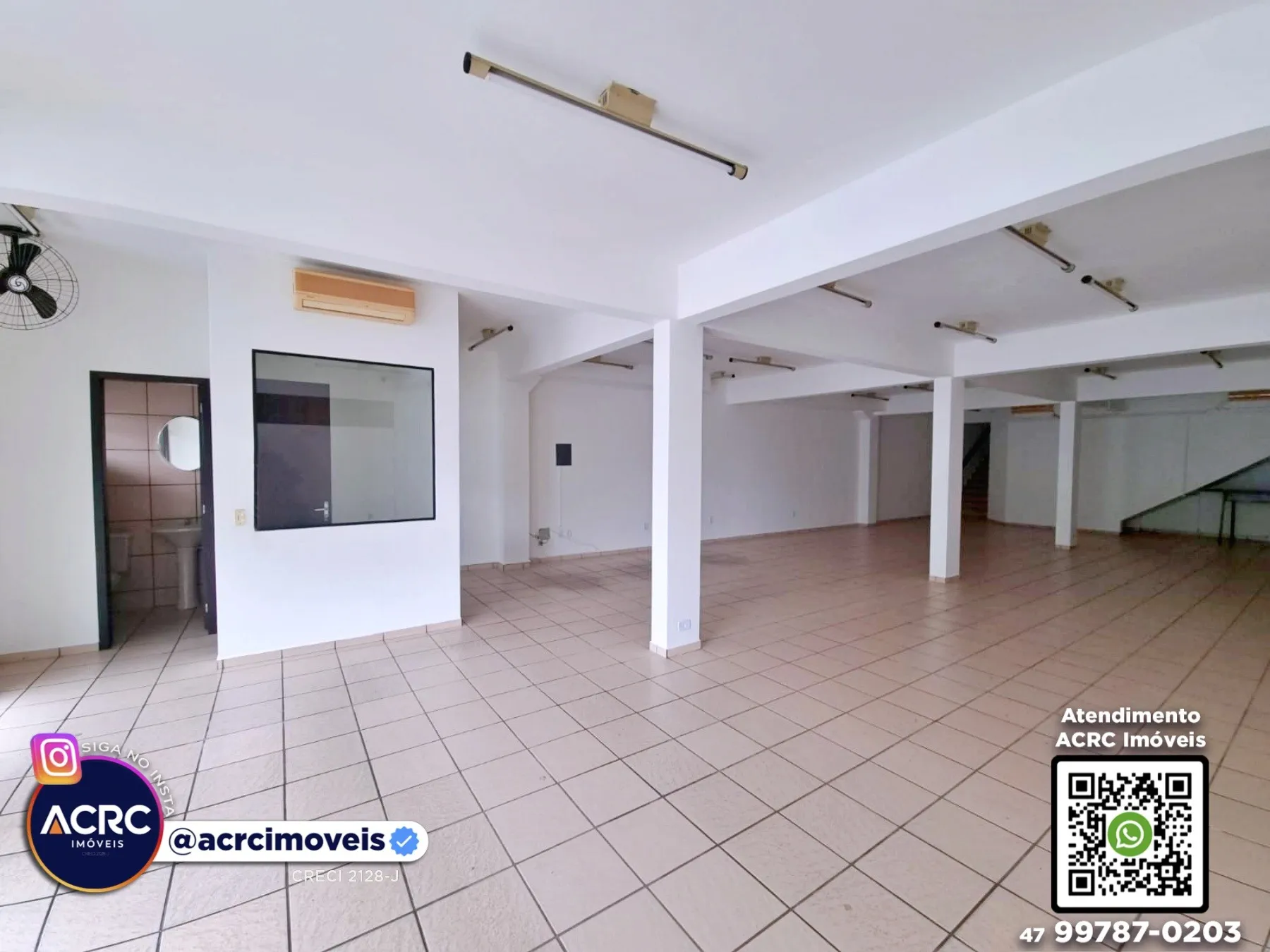 ACRC Imóveis - LJ00500 - Loja comercial para Locação no Bairro Vila Nova em Blumenau - foto 1