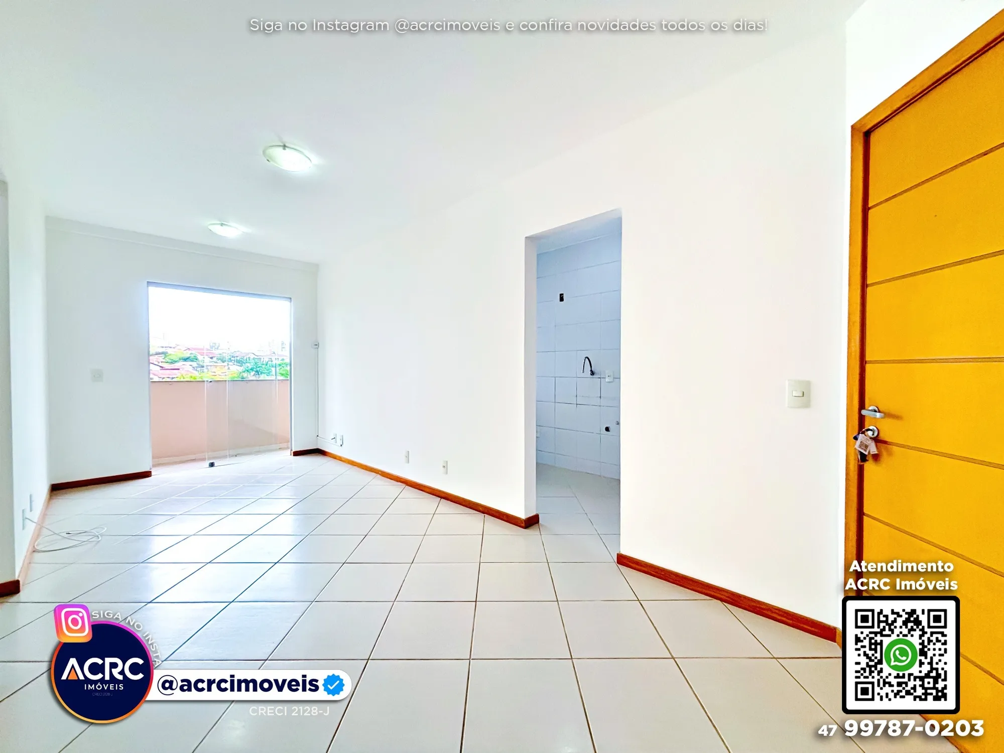 ACRC Imóveis - AP09623 - Apartamento para Locação no Bairro Vila Nova em Blumenau — foto 2