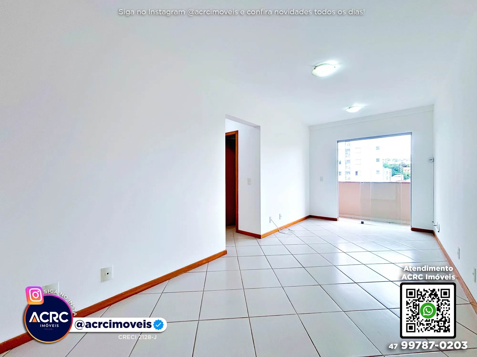 ACRC Imóveis - AP09623 - Apartamento para Locação no Bairro Vila Nova em Blumenau — foto 3