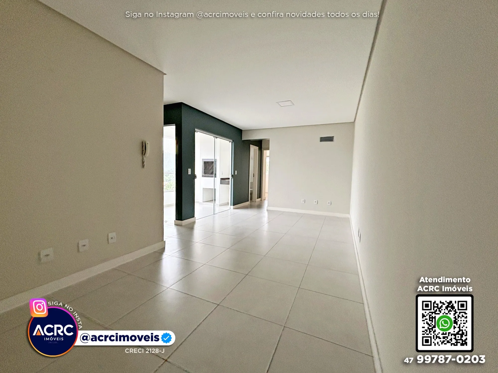 ACRC Imóveis - AP09616 - Apartamento em andar alto para Locação no Bairro Velha em Blumenau — foto 3