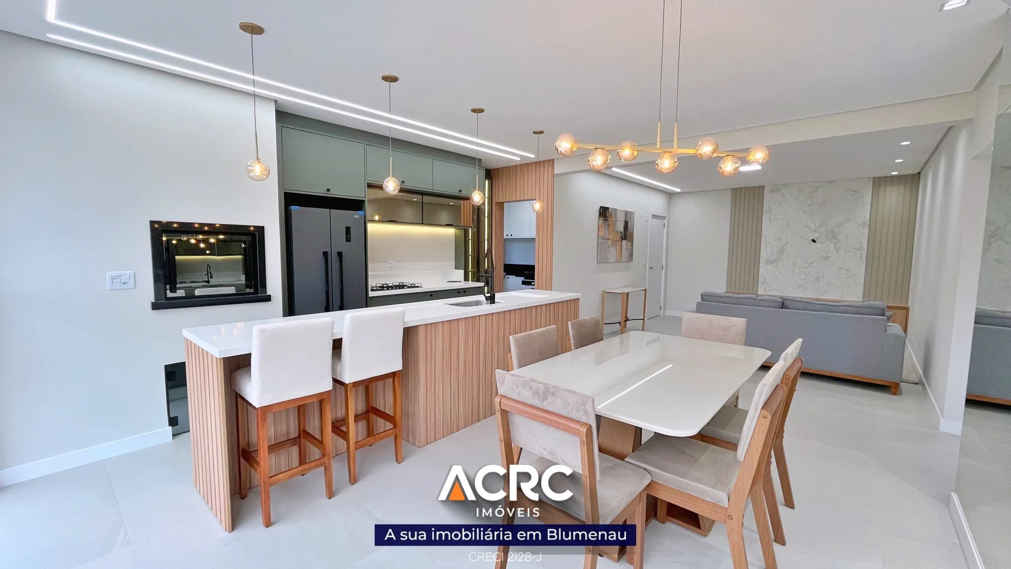 ACRC Imóveis - AP09614 - Apartamento alto padrão para Locação no Bairro Vorstadt em Blumenau - foto 1