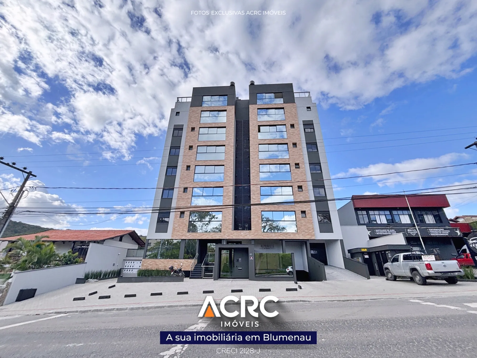 ACRC Imóveis - AP09614 - Apartamento alto padrão para Locação no Bairro Vorstadt em Blumenau — foto 3