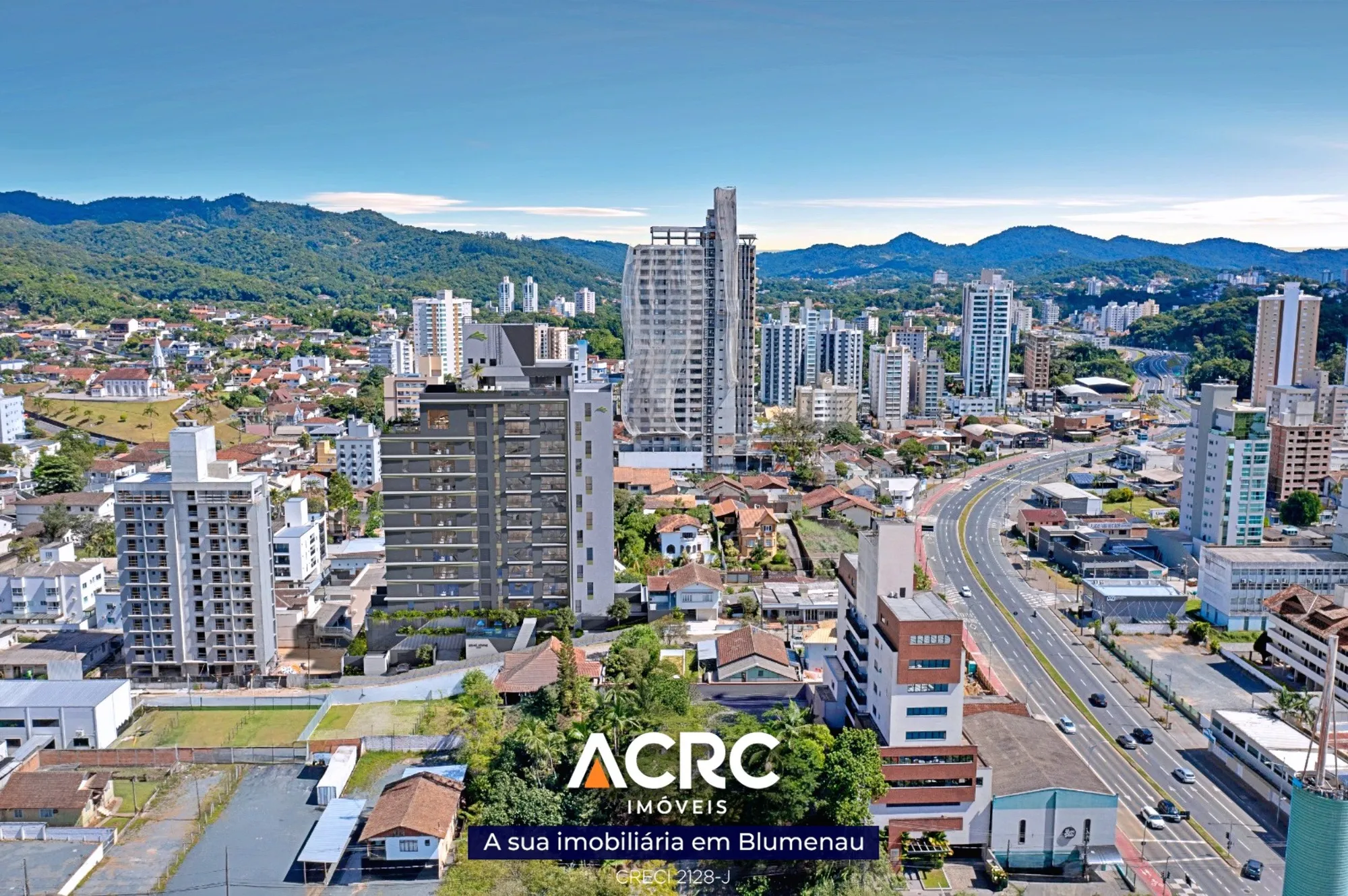 ACRC imóveis - AP09542 - Apartamento em construção no Bairro Velha em Blumenau — foto 2