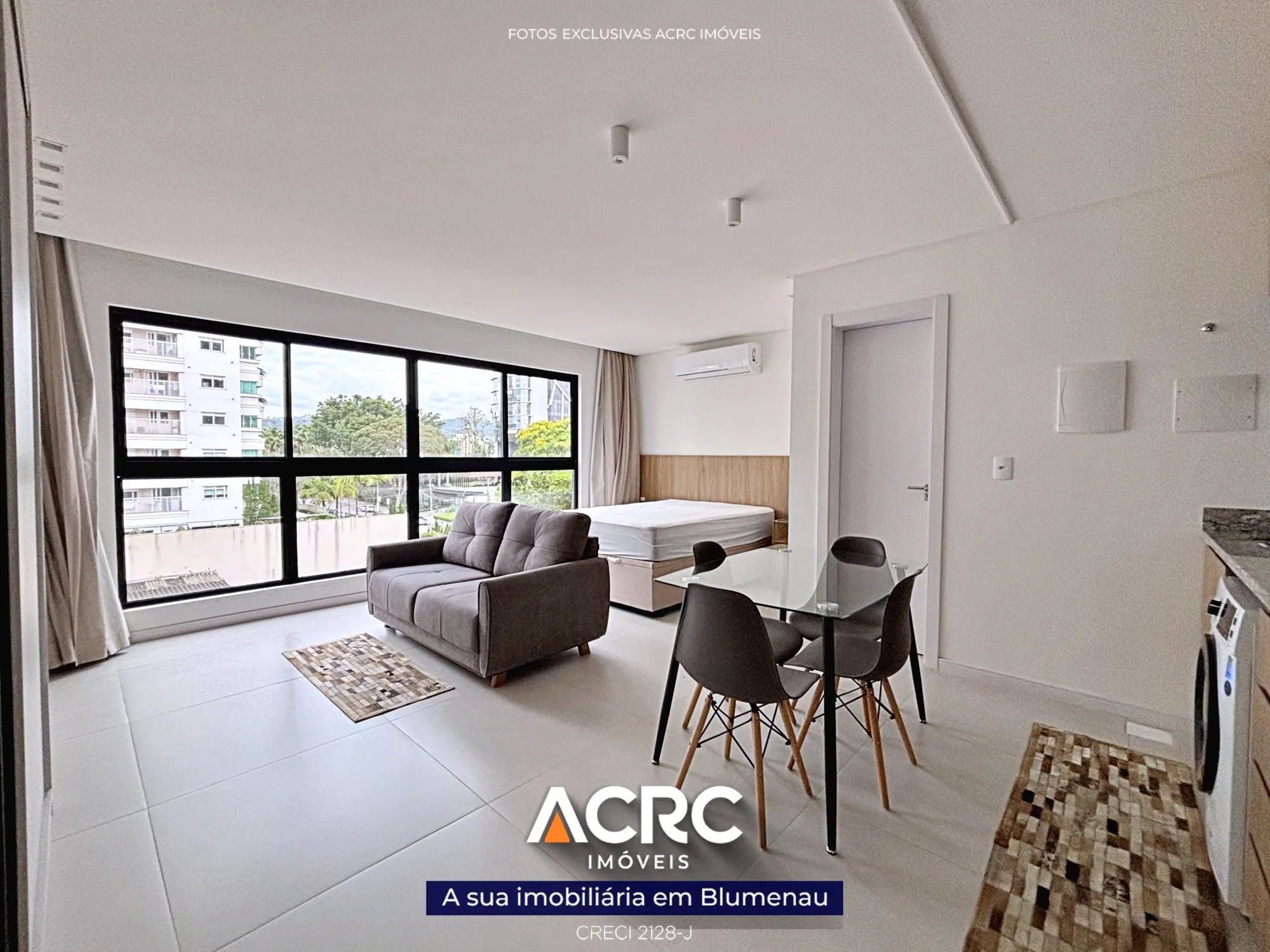 ACRC Imóveis - AP09541 - Apartamento para Locação em Blumenau no Bairro Ponta Aguda - foto 1