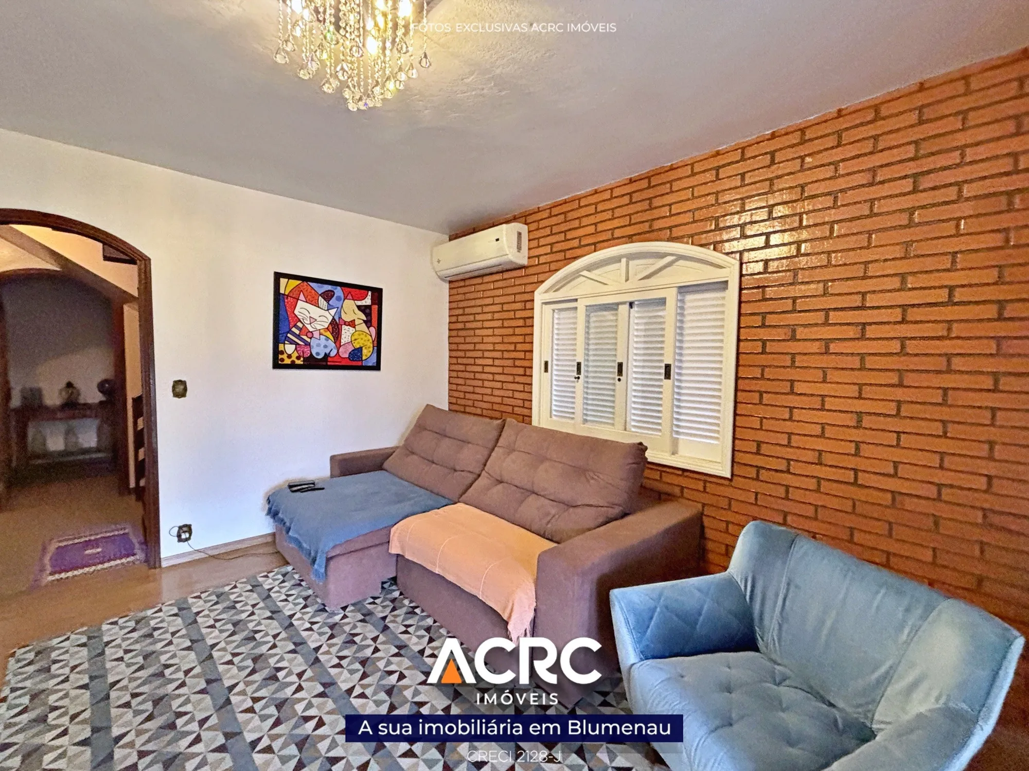 ACRC Imóveis - CA3503 - Casa de 02 andares a Venda no Bairro Fortaleza em Blumenau — foto 4