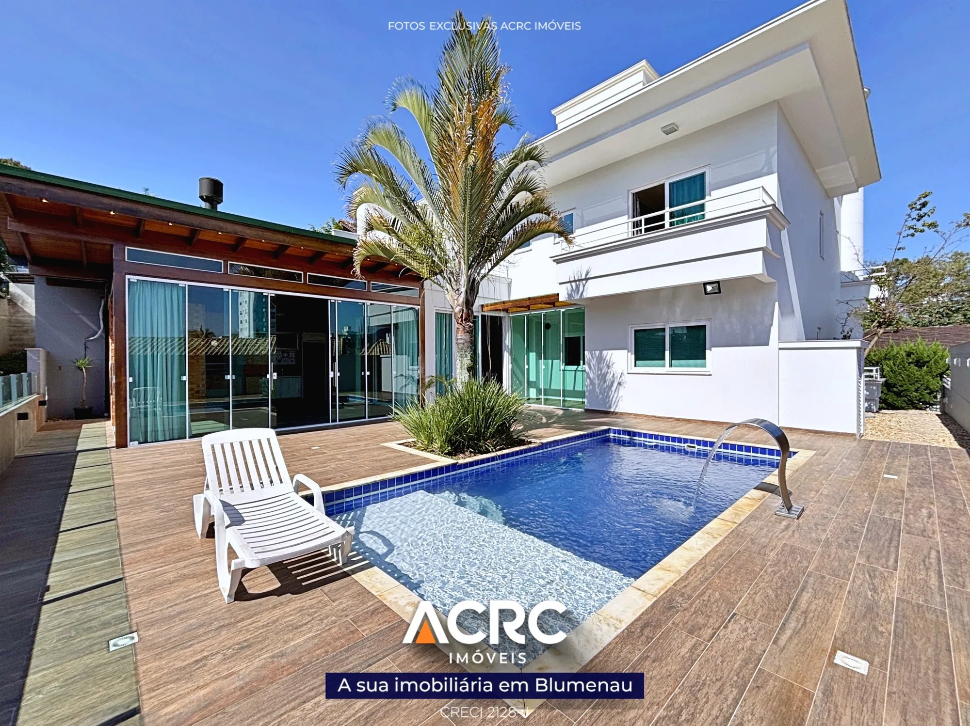 ACRC Imóveis - CA03501 - Casa de Alto padrão a Venda no Bairro Vila Nova em Blumenau - foto 1