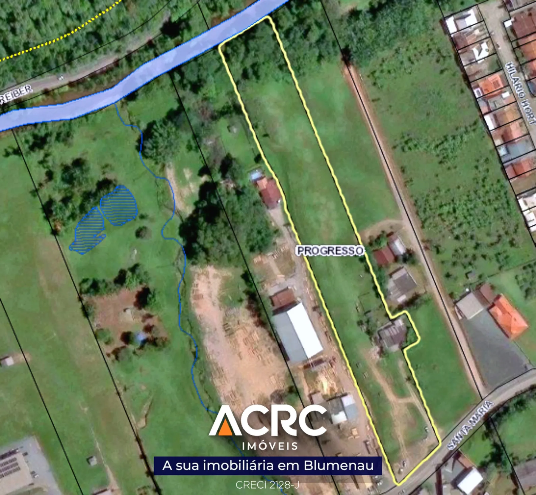 ACRC Imóveis - TE01263 - Terreno com um total de 12.199m a Venda no Bairro Progresso - foto 1