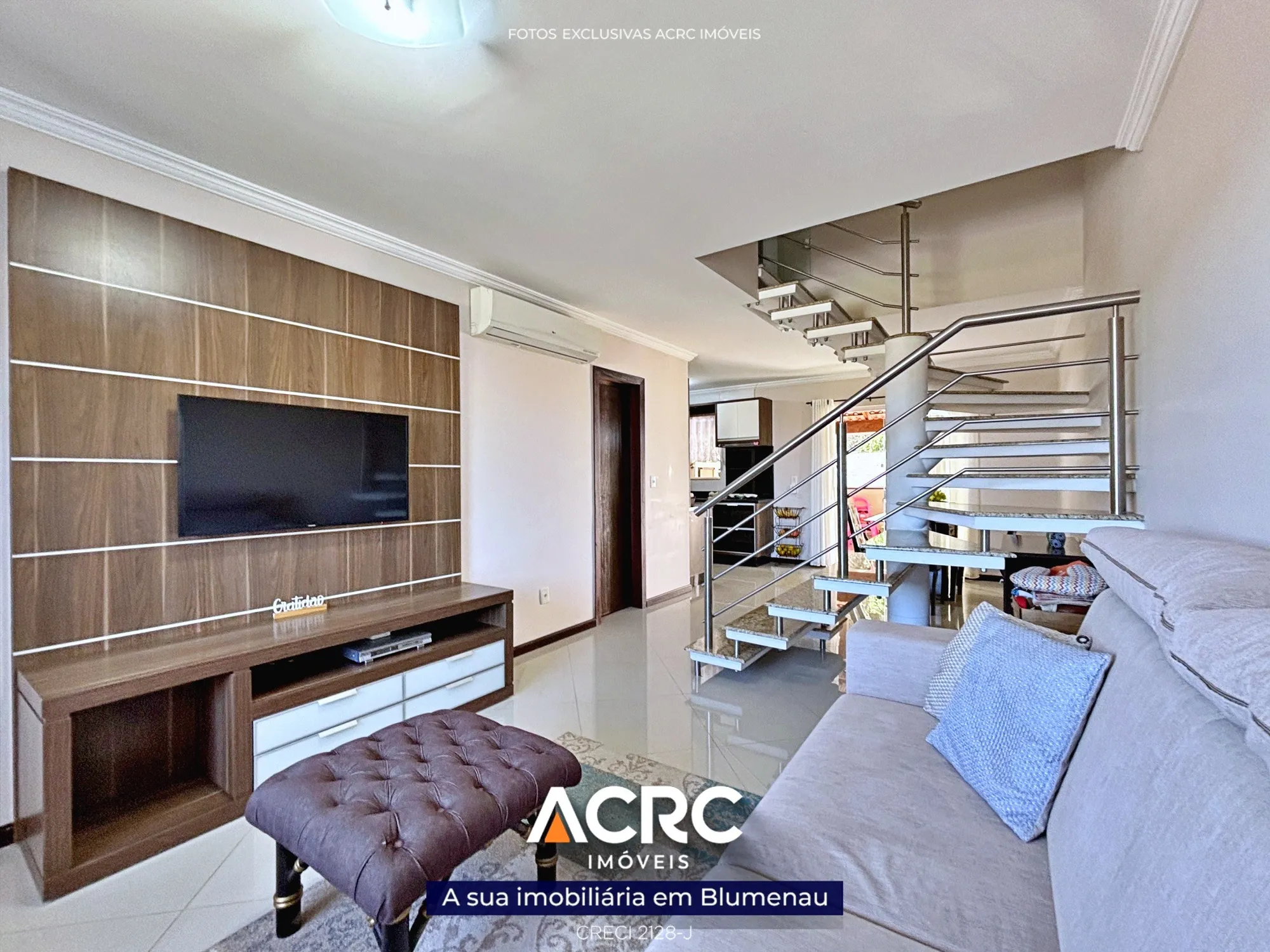 ACRC Imóveis - CA03496 - Sobrado a Venda no Bairro Fortaleza Alta em Blumenau — foto 2