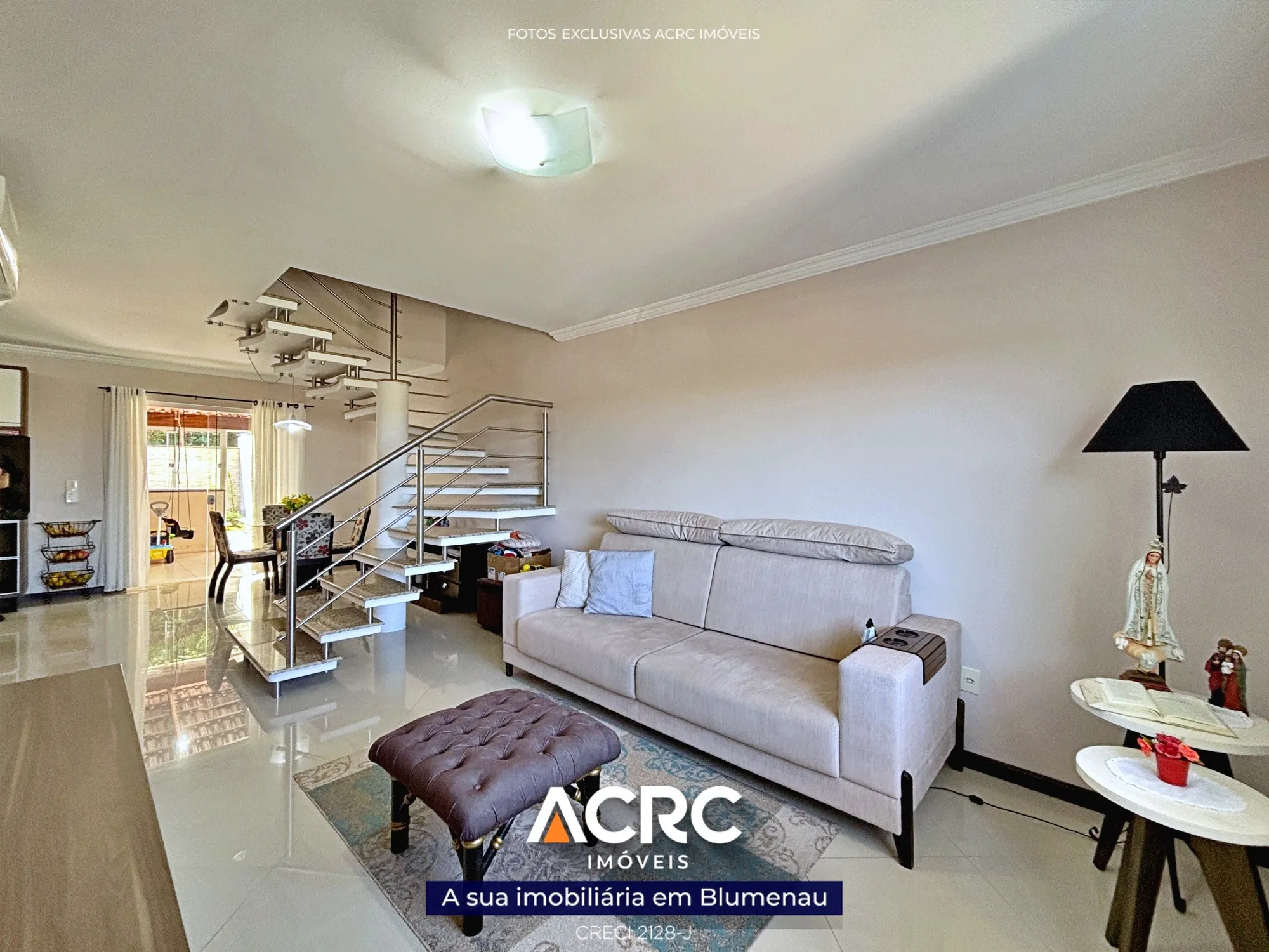 ACRC Imóveis - CA03496 - Sobrado a Venda no Bairro Fortaleza Alta em Blumenau — foto 5