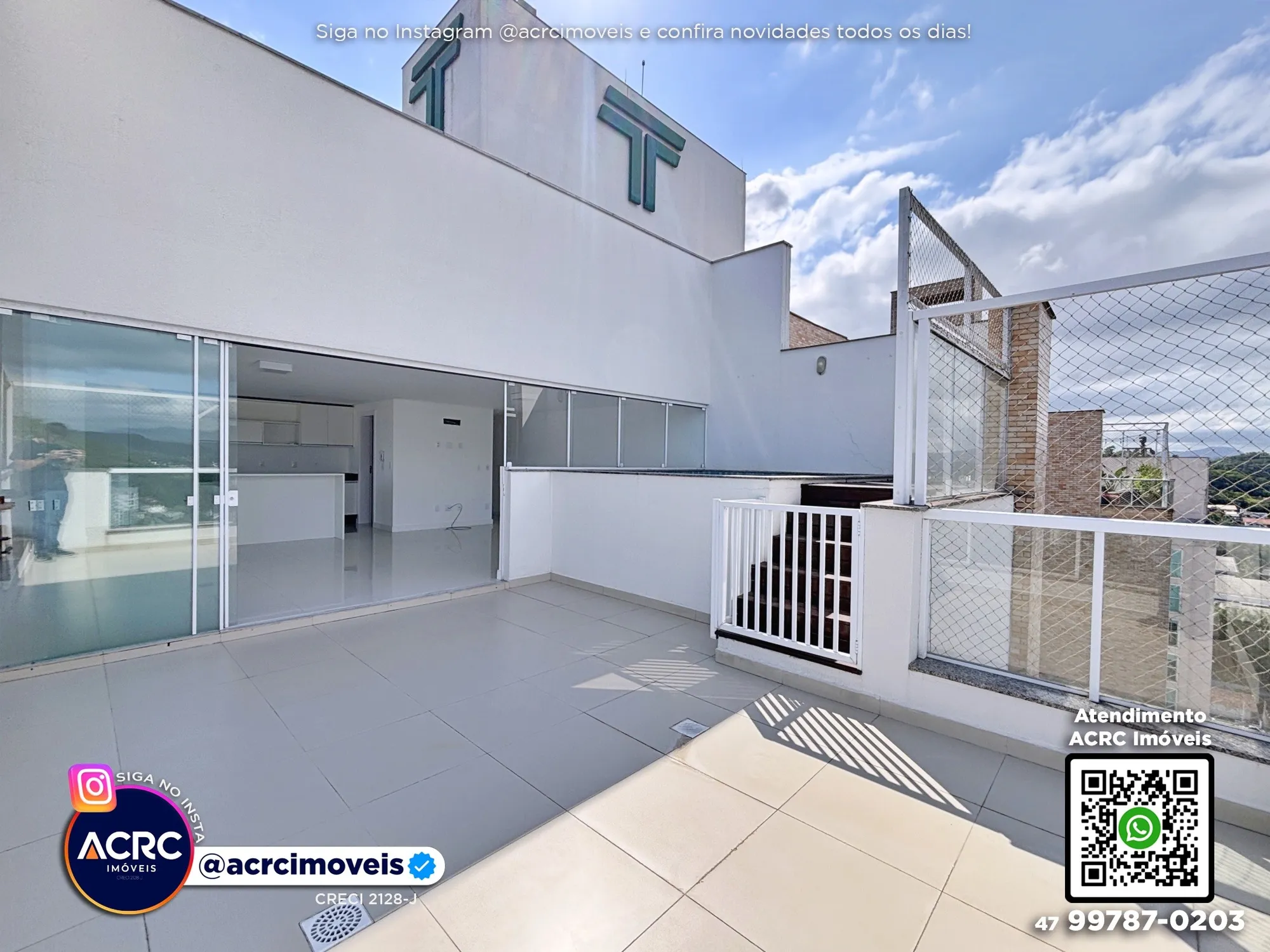 ACRC Imóveis - AP09496 - Cobertura com piscina privativa a Venda no Bairro Itoupava Seca — foto 5