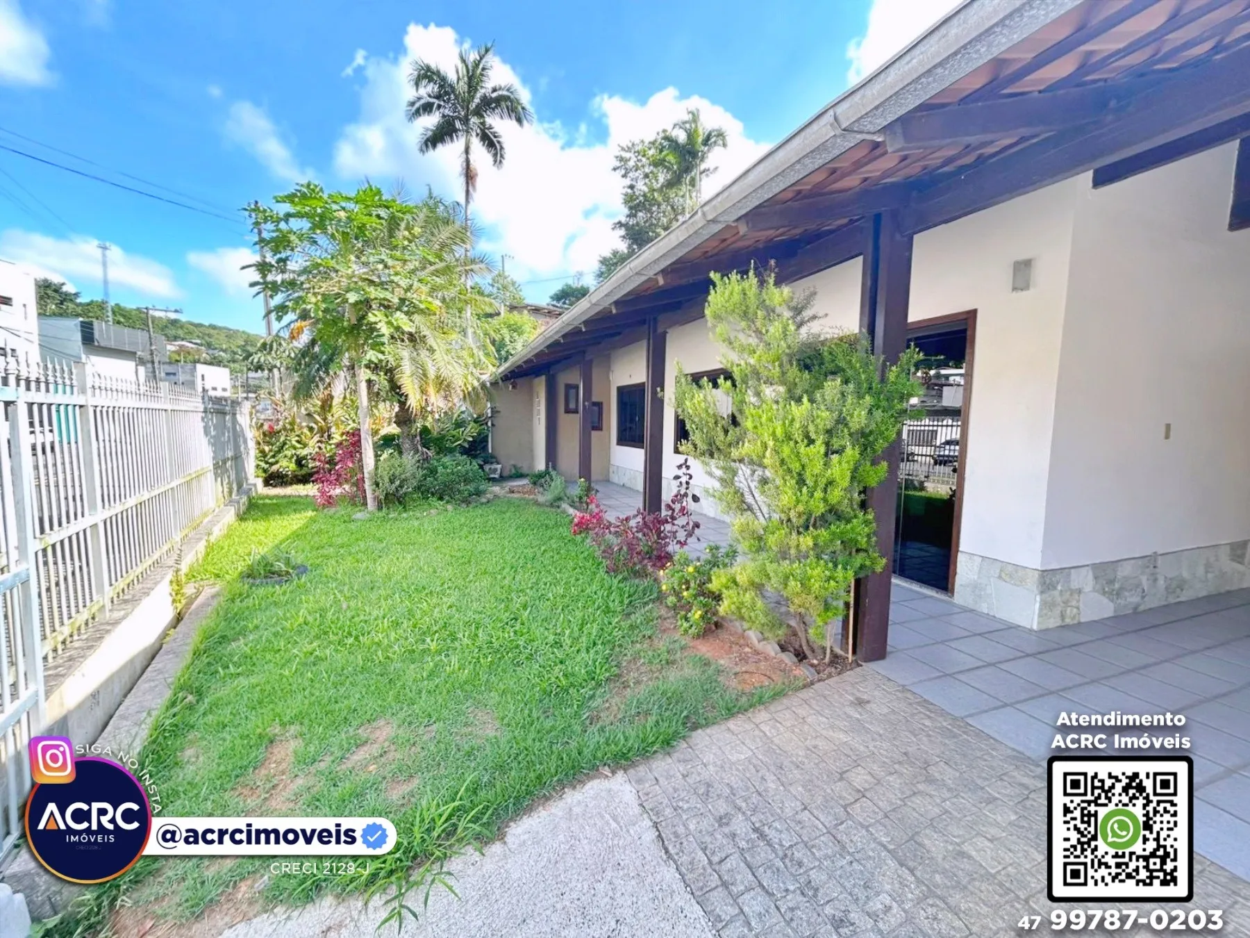 ACRC Imóveis - CA03492 - Casa a Venda no Bairro Fortaleza em Blumenau — foto 2