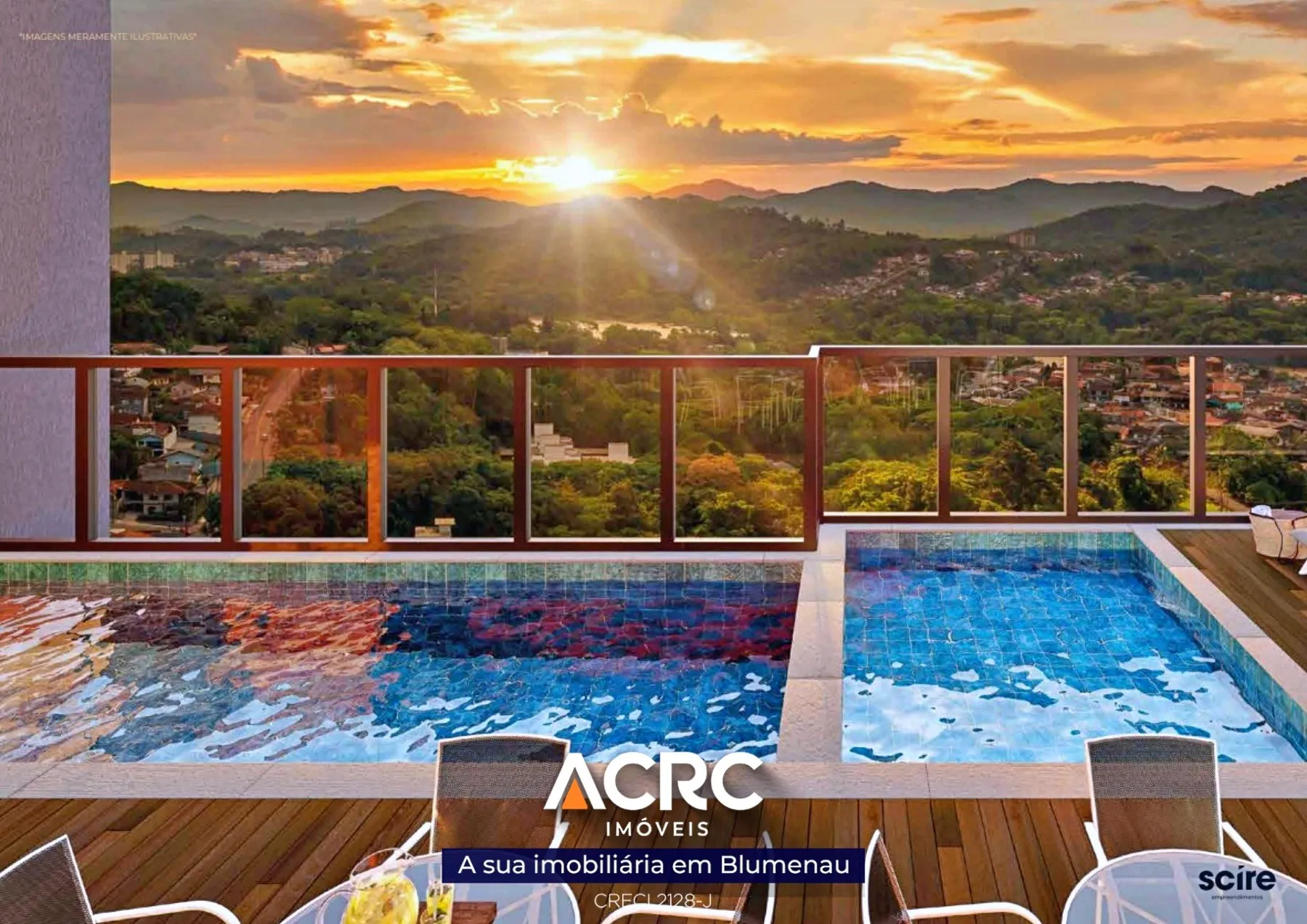 ACRC Imóveis - AP09477 - Apartamento em construção a Venda no Bairro Escola Agrícola em Blumenau — foto 3