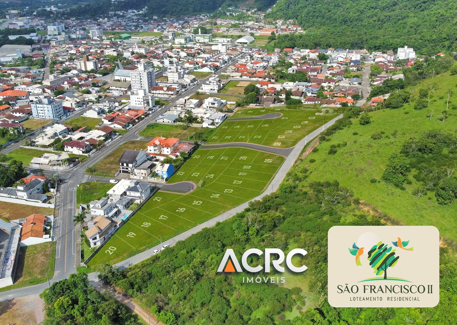 ACRC Imóveis - TE01254 - Lote à Venda em Blumenau no Bairro Bela Vista em Gaspar - foto 1