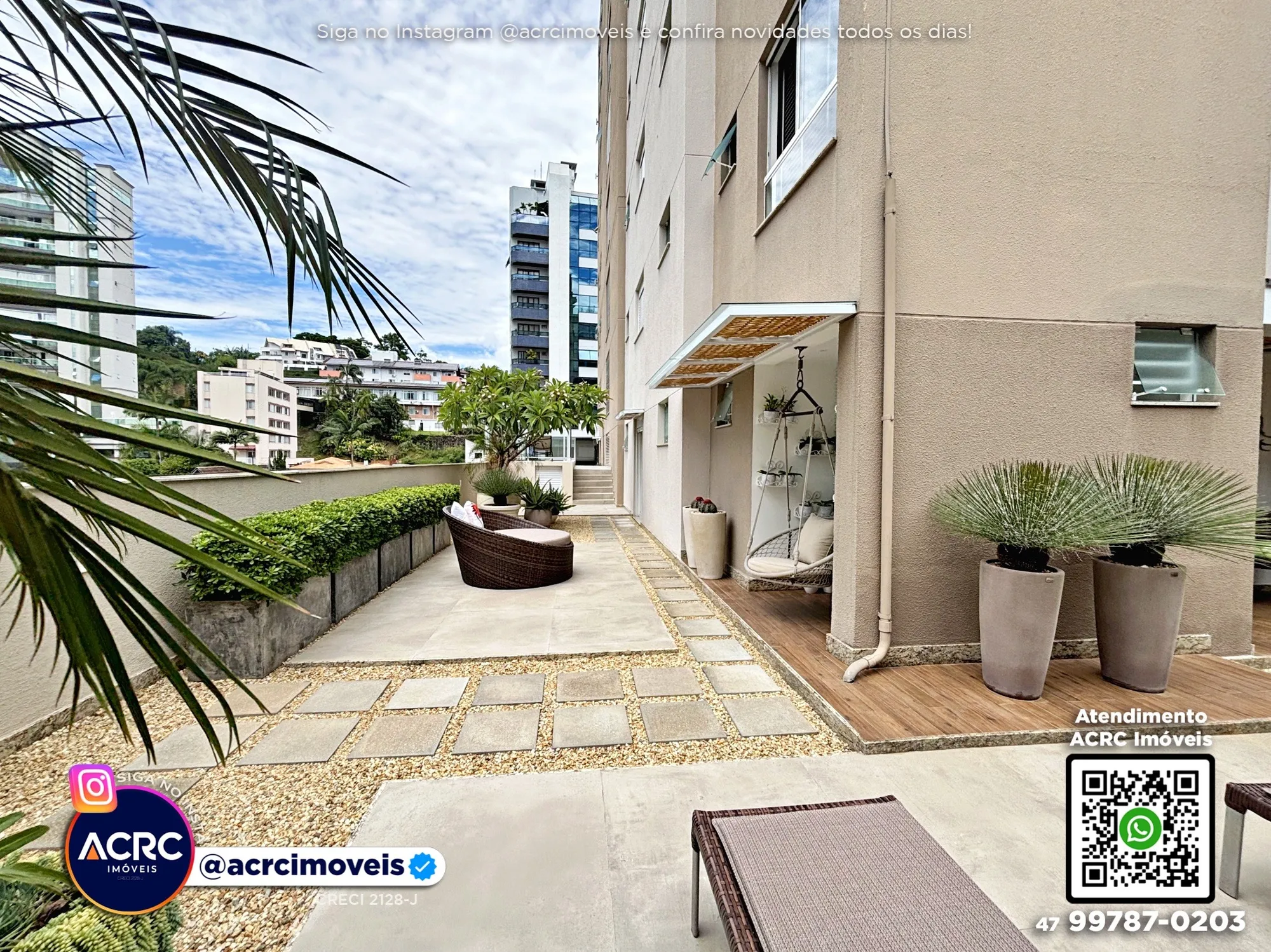 ACRC Imóveis - AP09424 - Apartamento Garden com Piscina para Venda em Blumenau no Bairro Jardim Blumenau - foto 1