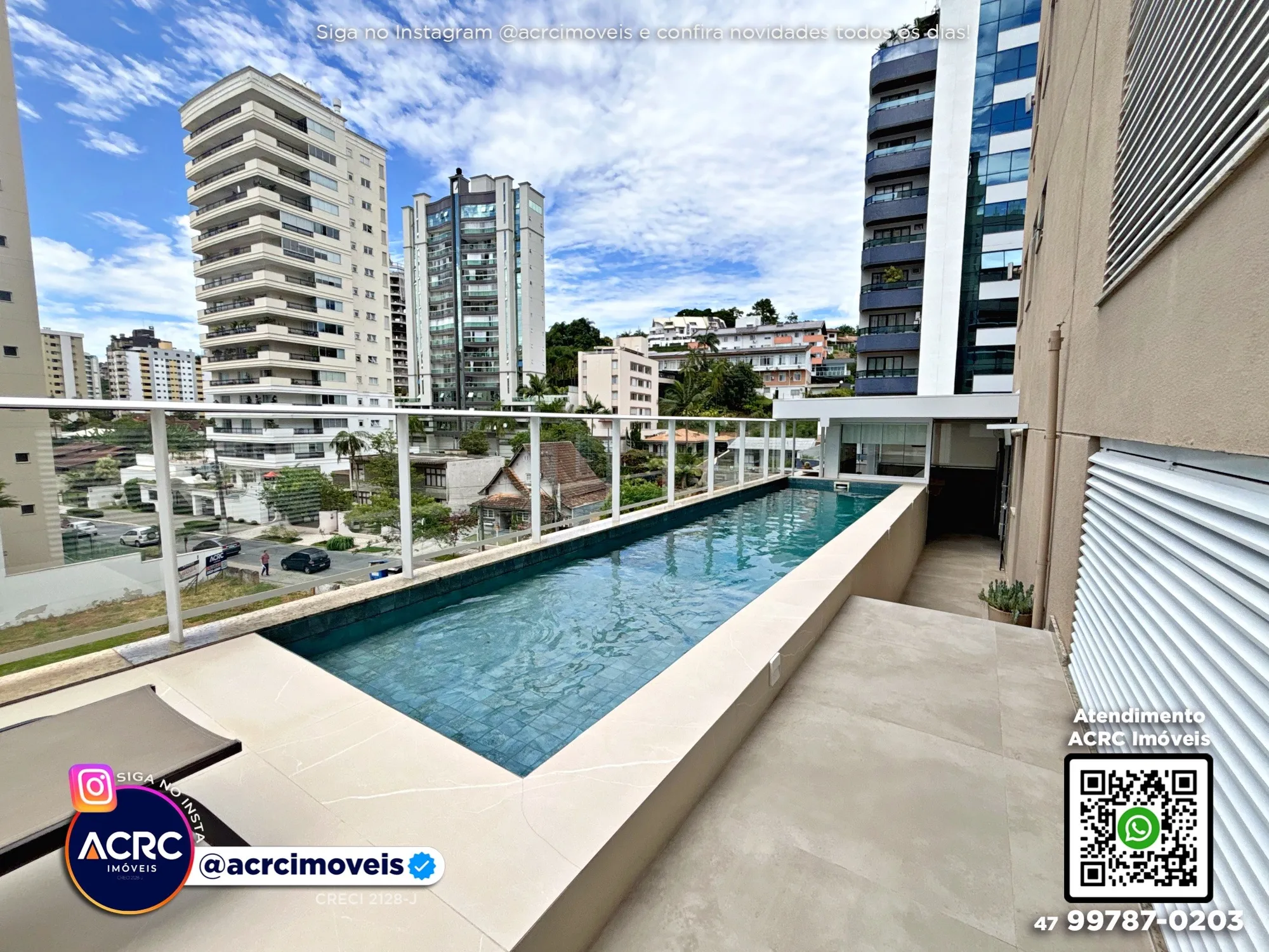 ACRC Imóveis - AP09424 - Apartamento Garden com Piscina para Venda em Blumenau no Bairro Jardim Blumenau — foto 2