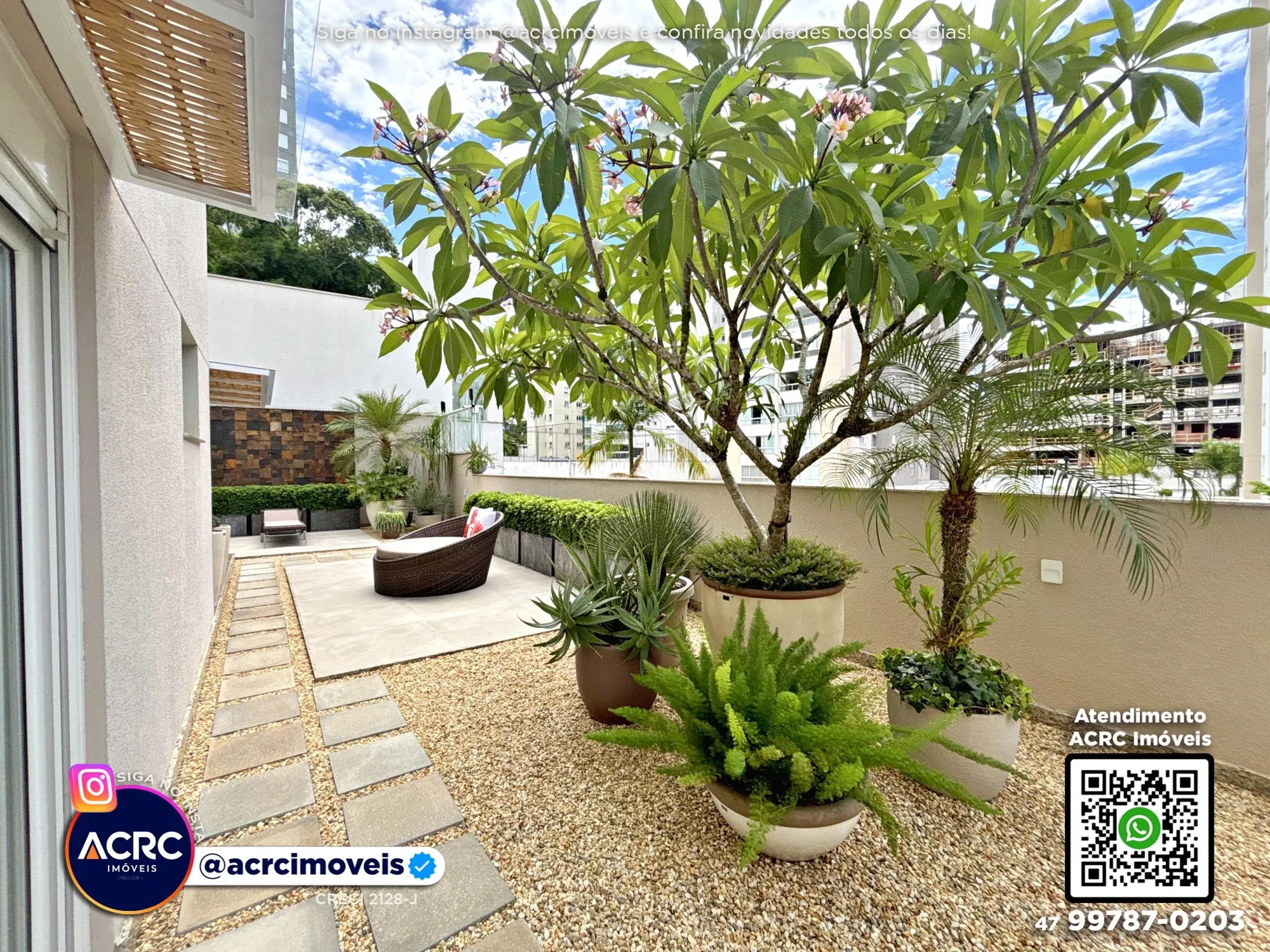 ACRC Imóveis - AP09424 - Apartamento Garden com Piscina para Venda em Blumenau no Bairro Jardim Blumenau — foto 3