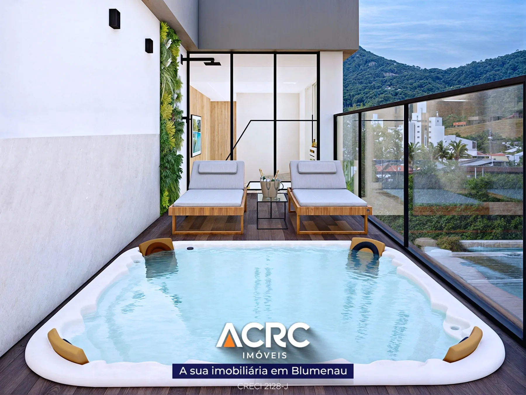 ACRC Imóveis - AP09380 - Apartamento em construção a 400m da praia a Venda no Bairro da Armação em Penha — foto 4