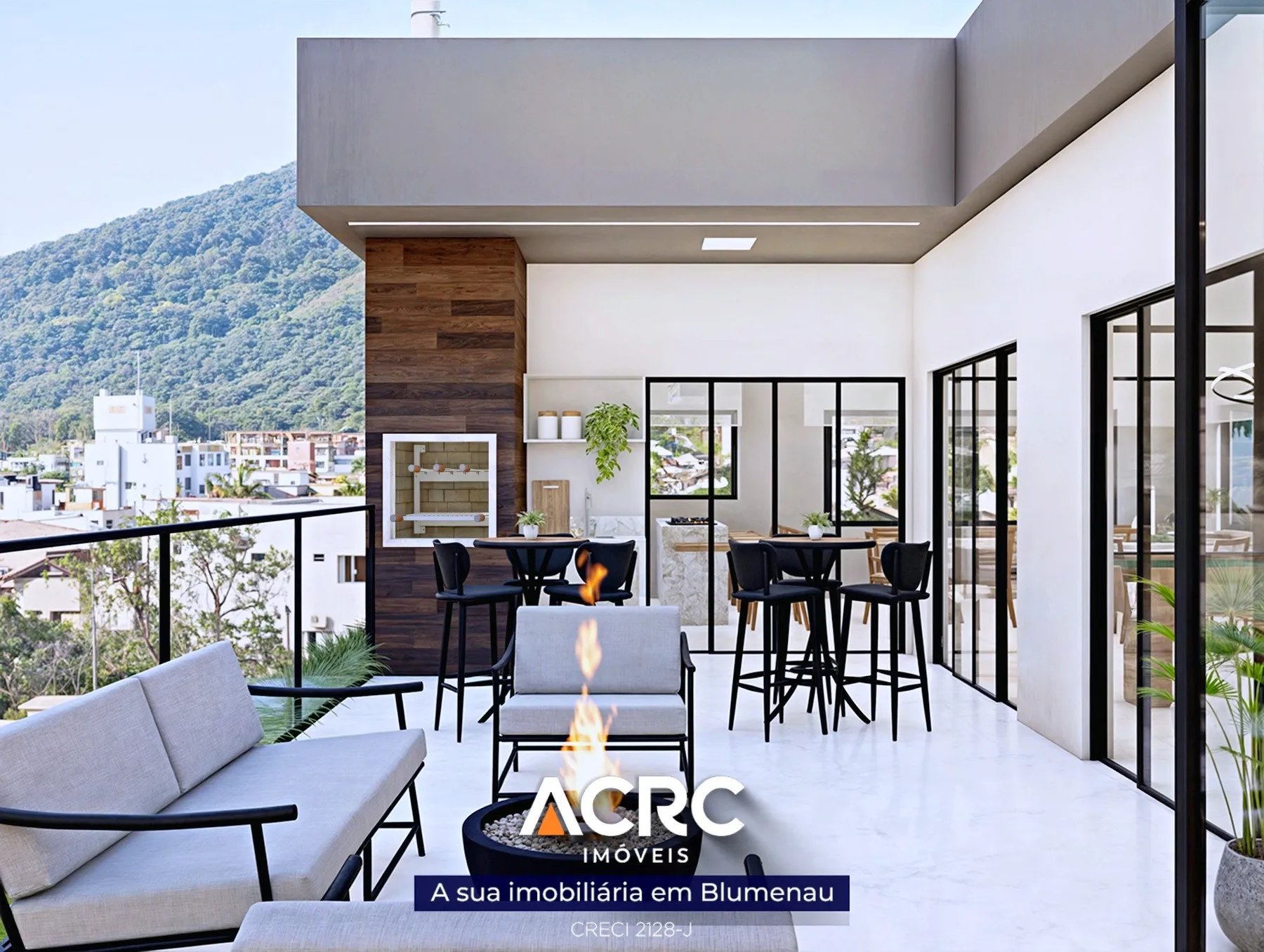 ACRC Imóveis - AP09380 - Apartamento em construção a 400m da praia a Venda no Bairro da Armação em Penha — foto 6