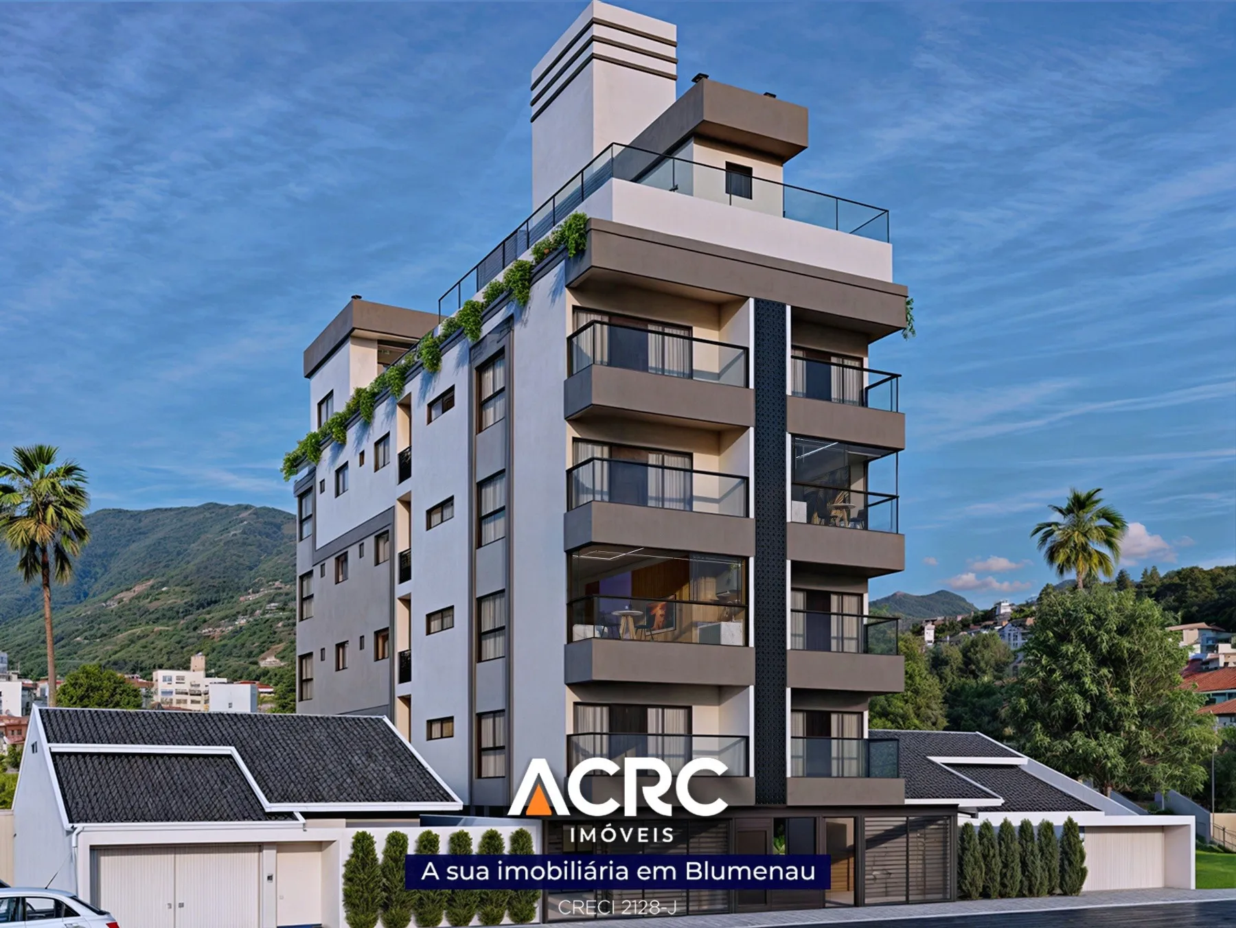 ACRC Imóveis - AP09380 - Apartamento em construção a 400m da praia a Venda no Bairro da Armação em Penha — foto 7