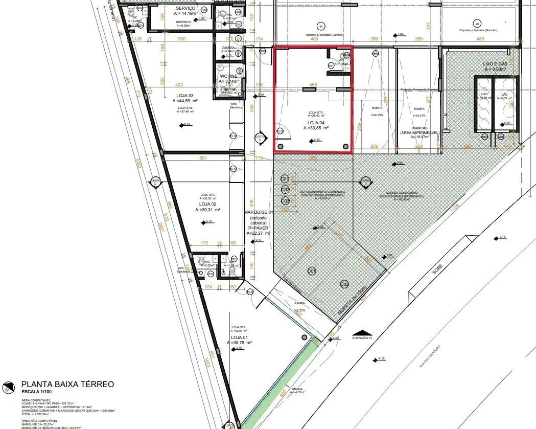 ACRC Imóveis - SA01284 - Sala comercial para Locação no Bairro Velha — foto 4