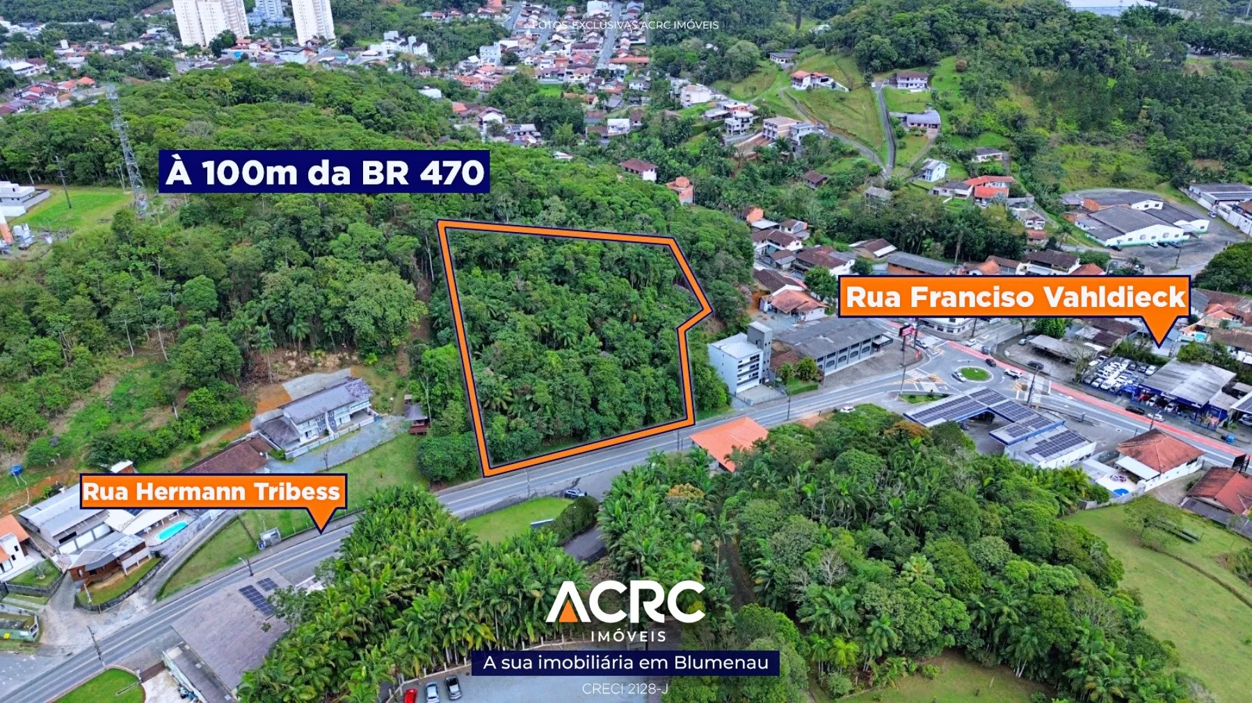 ACRC Imóveis - TE01241 - Terreno com 3.500m para Venda no Bairro Tribess - foto 1