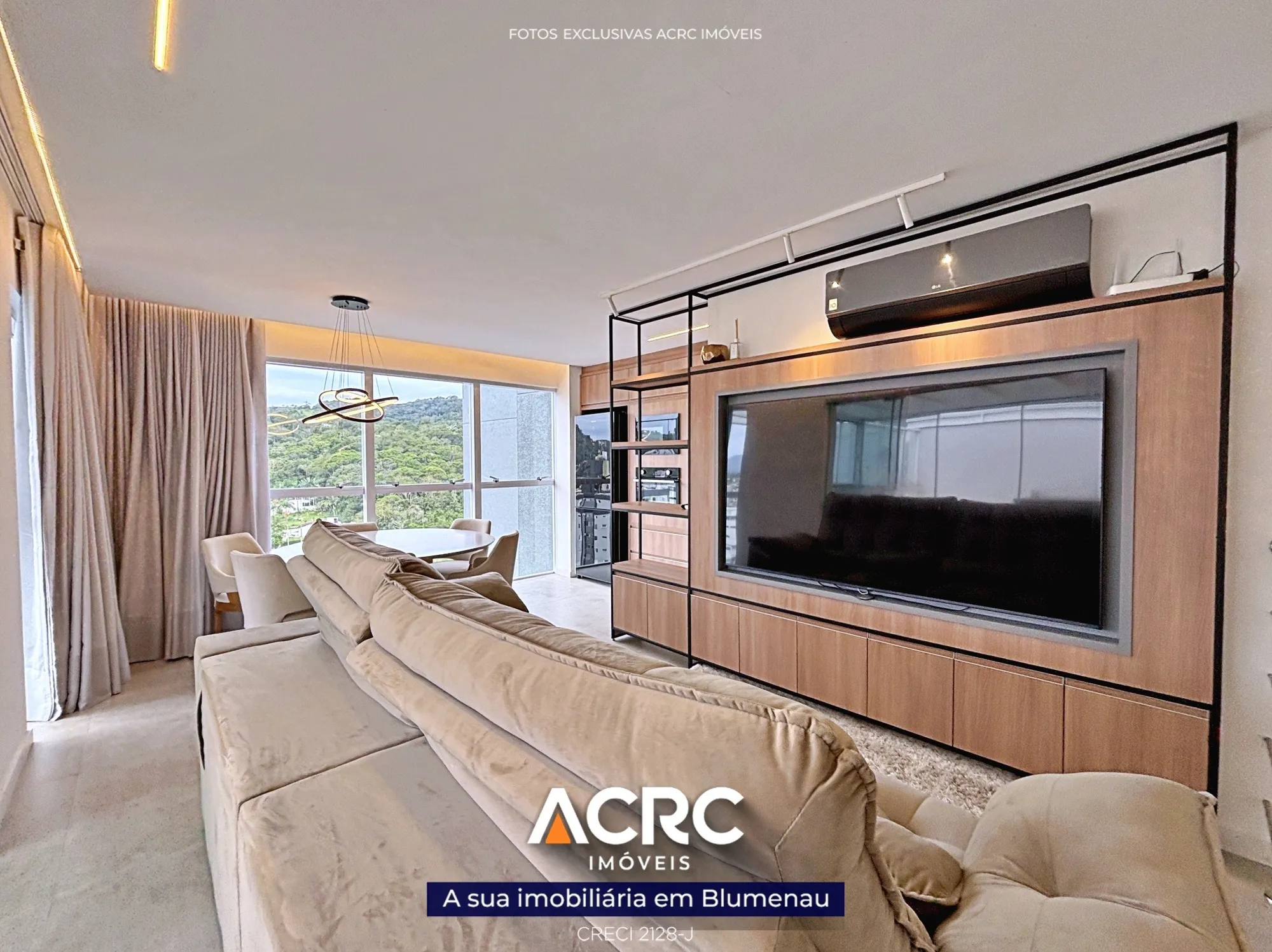 ACRC Imóveis - AP09359 - Cobertura duplex com terraço para Locação no Bairro Fortaleza em Blumenau — foto 4