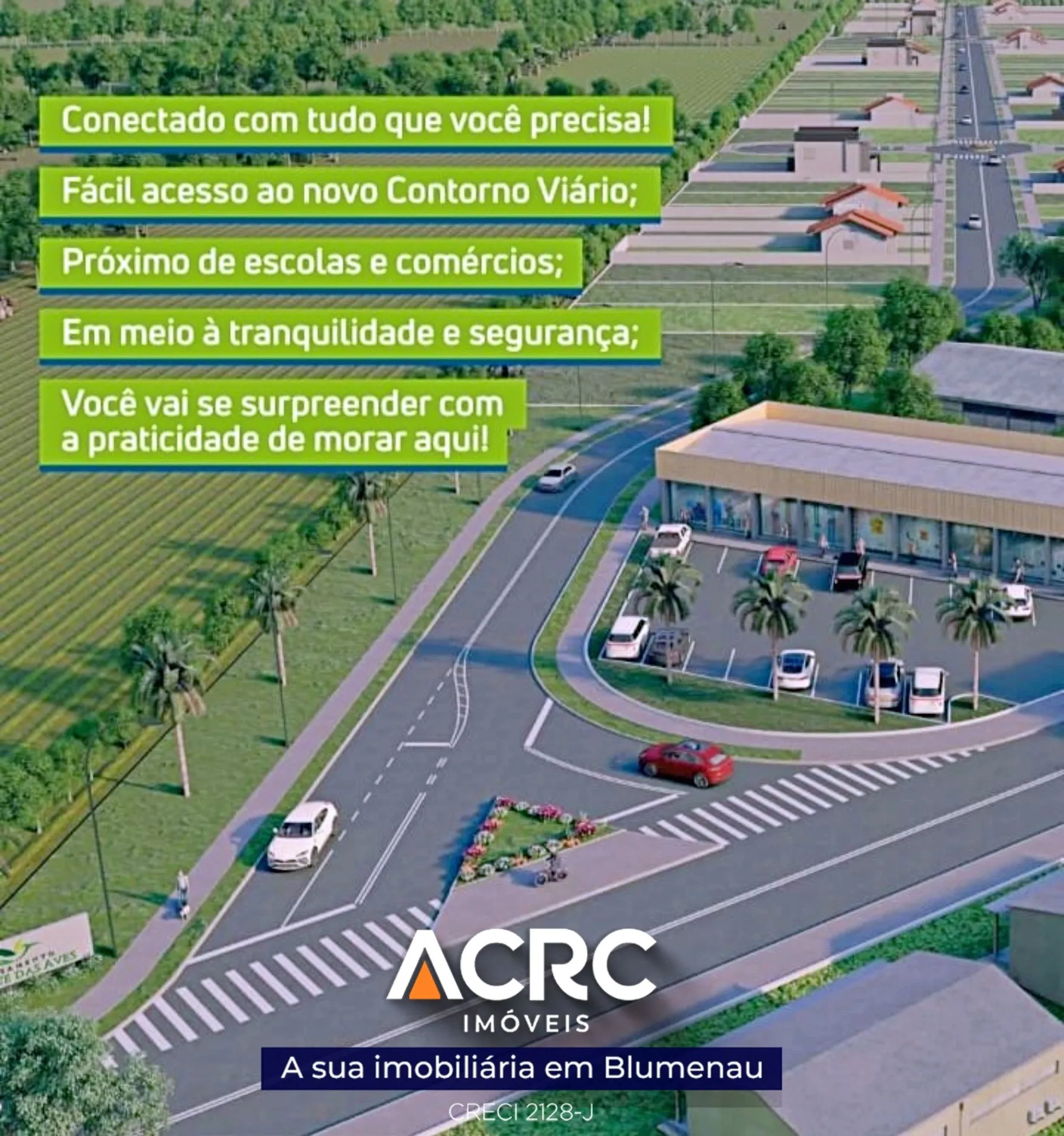 ACRC Imóveis - TE01237 - Terreno com 456,00m para Venda no Bairro Figueira em Gaspar - foto 1