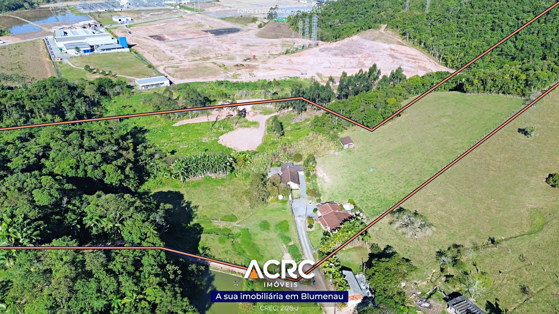 ACRC Imóveis - TE01234 - Terreno no Bairro Belchior Baixo em Gaspar — foto 2