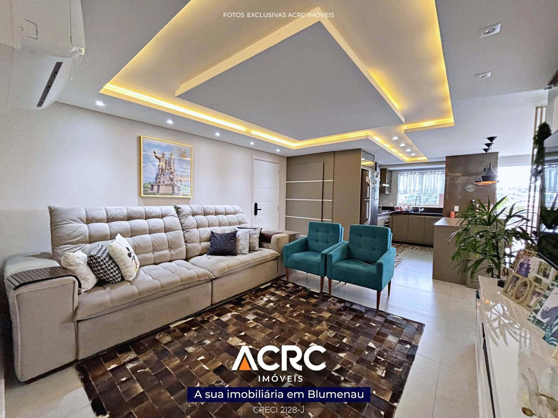 ACRC Imóveis - AP09267 - Apartamento duplex no último andar com terraço para Venda no Bairro Fortaleza - foto 1