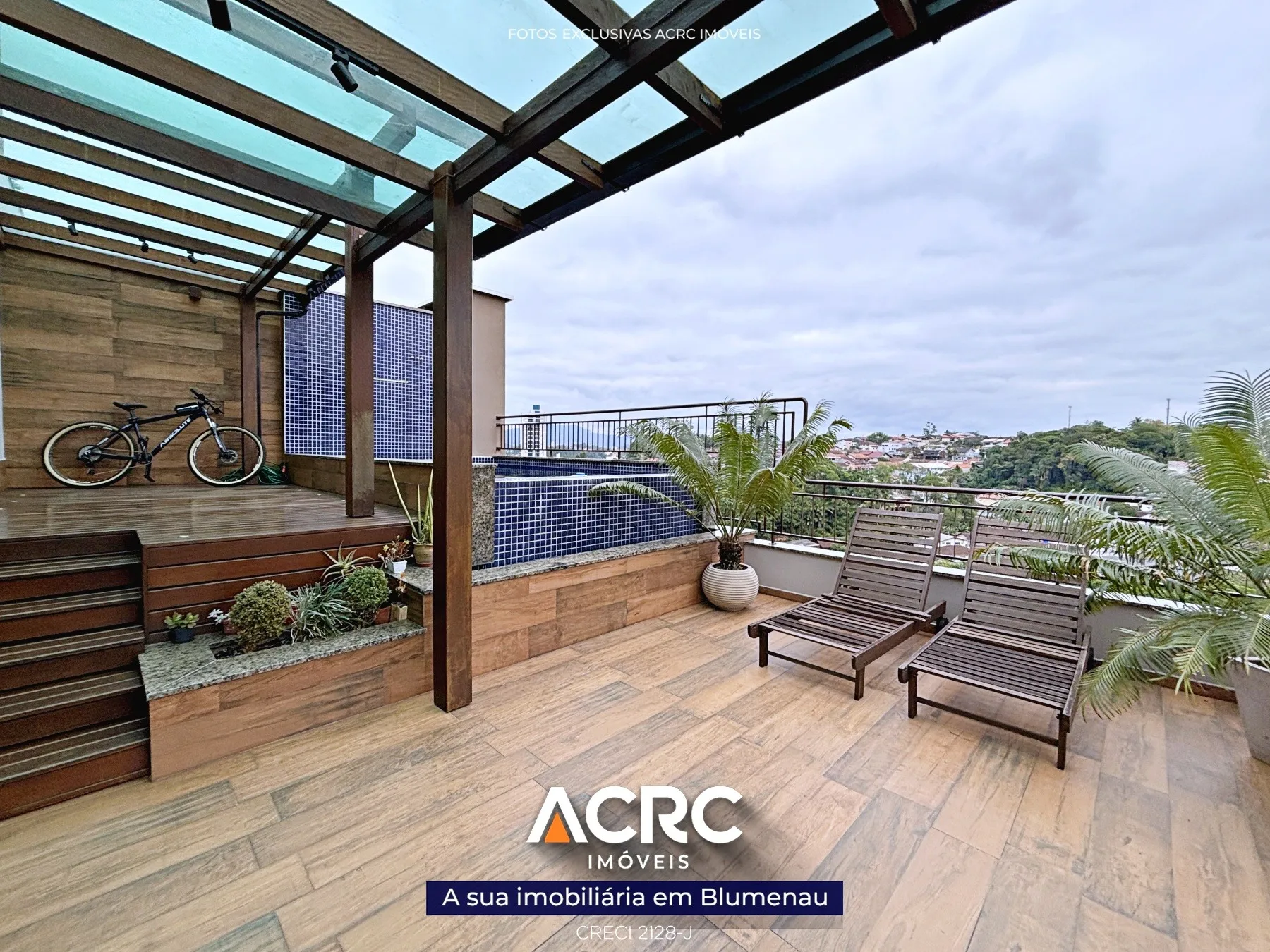 ACRC Imóveis - AP09267 - Apartamento duplex no último andar com terraço para Venda no Bairro Fortaleza — foto 5