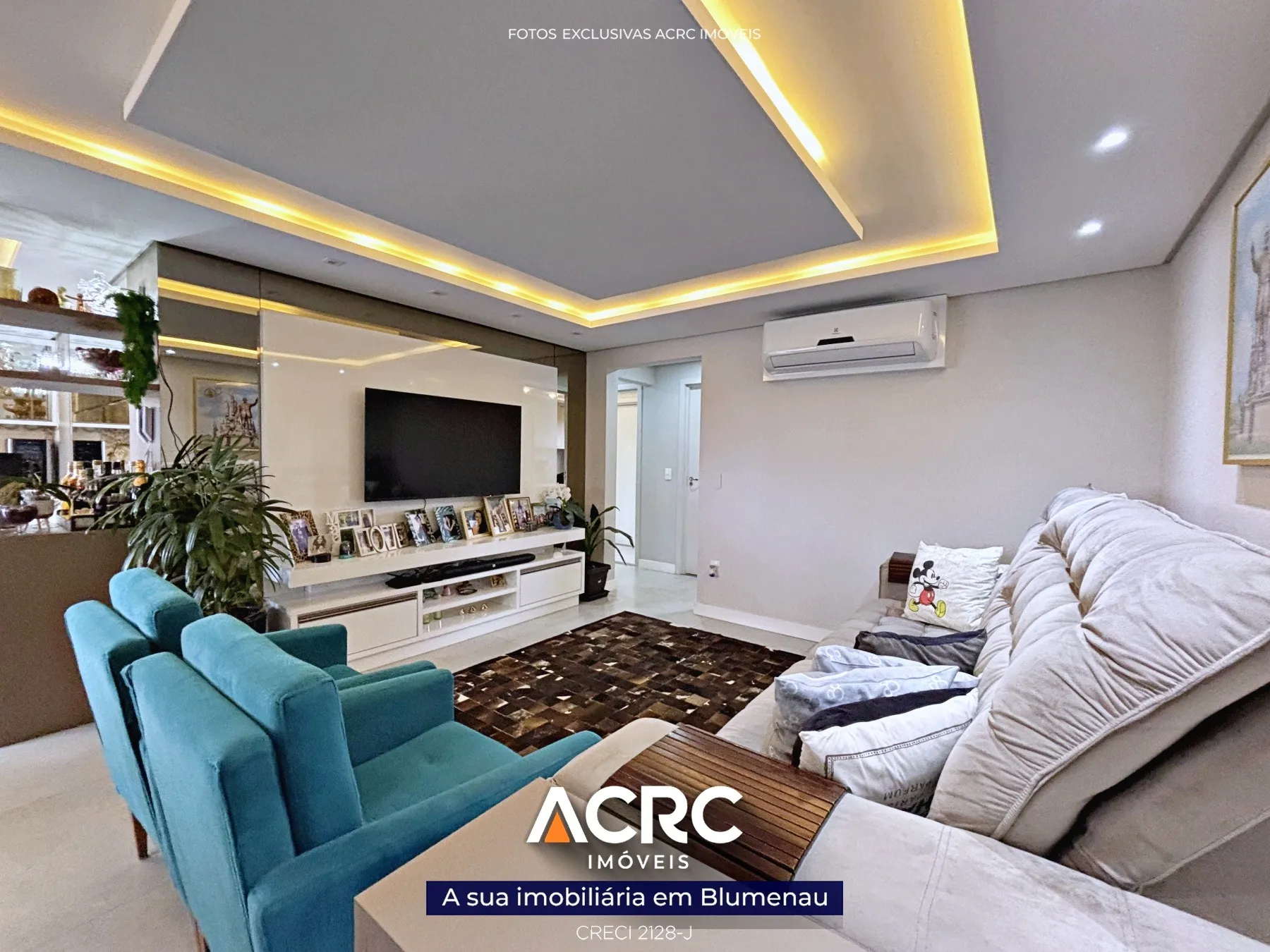 ACRC Imóveis - AP09267 - Apartamento duplex no último andar com terraço para Venda no Bairro Fortaleza — foto 6
