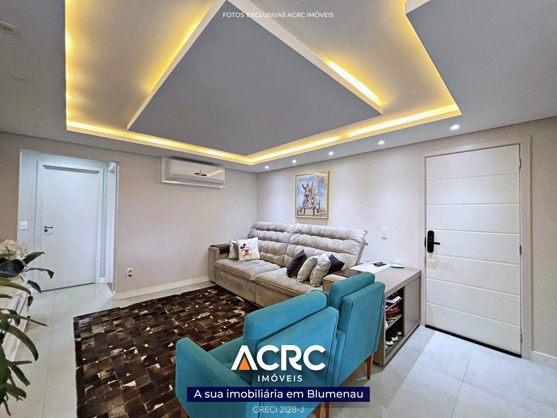 ACRC Imóveis - AP09267 - Apartamento duplex no último andar com terraço para Venda no Bairro Fortaleza — foto 7