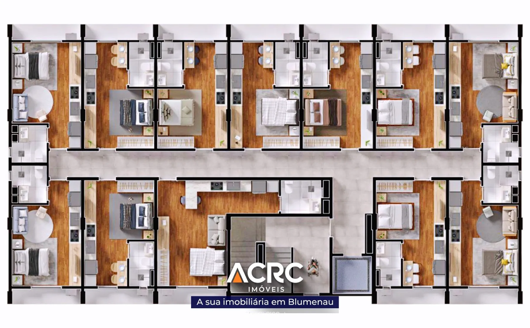 ACRC Imóveis - AP09252 - Apartamento em construção para Venda no Bairro Garcia — foto 6