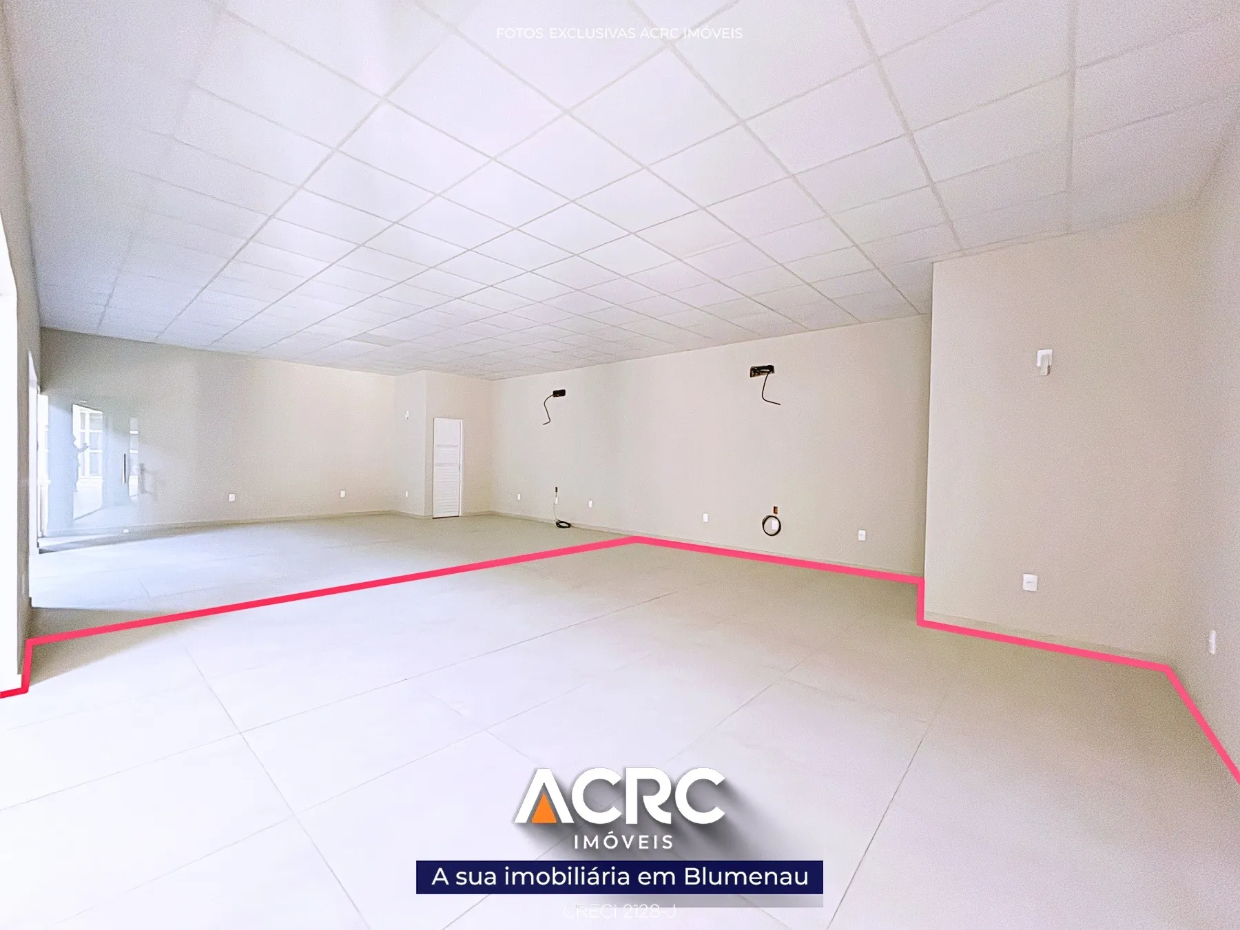 ACRC Imóveis - SA01248 - Sala comercial para Locação no Bairro Itoupava Central — foto 3