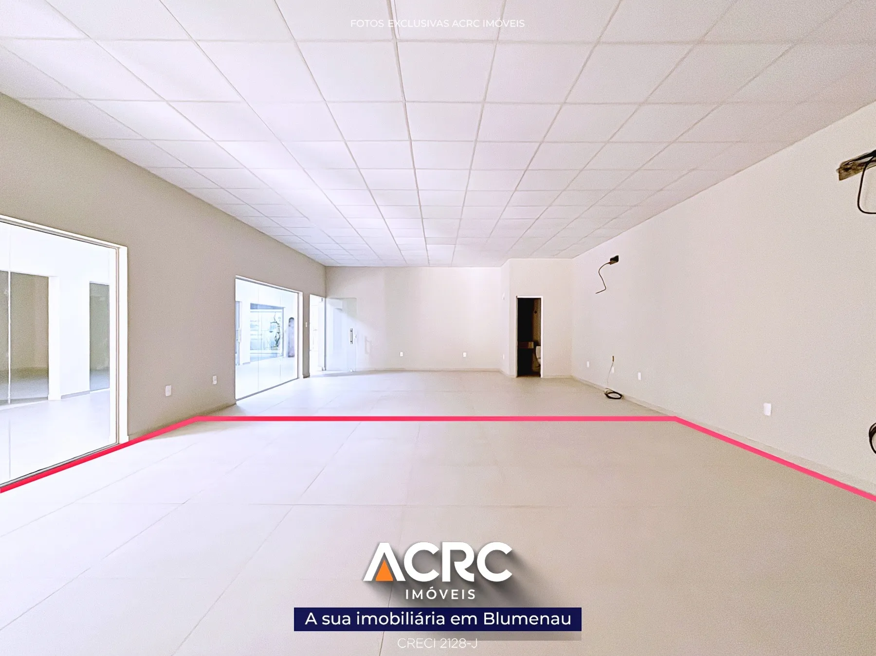 ACRC Imóveis - SA01248 - Sala comercial para Locação no Bairro Itoupava Central — foto 7