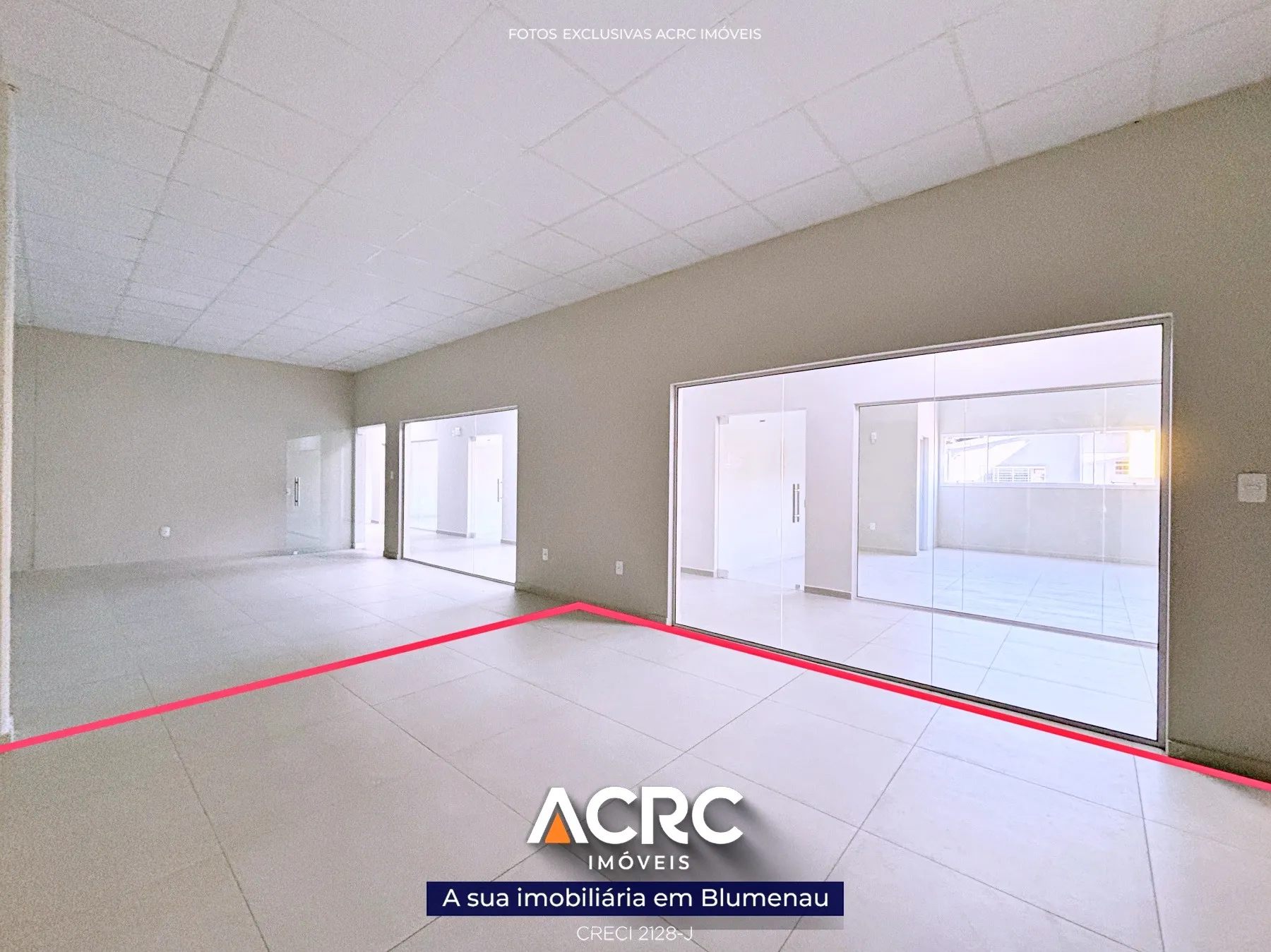 ACRC Imóveis - SA01244 - Sala comercial para Locação no Bairro Itoupava Central — foto 6