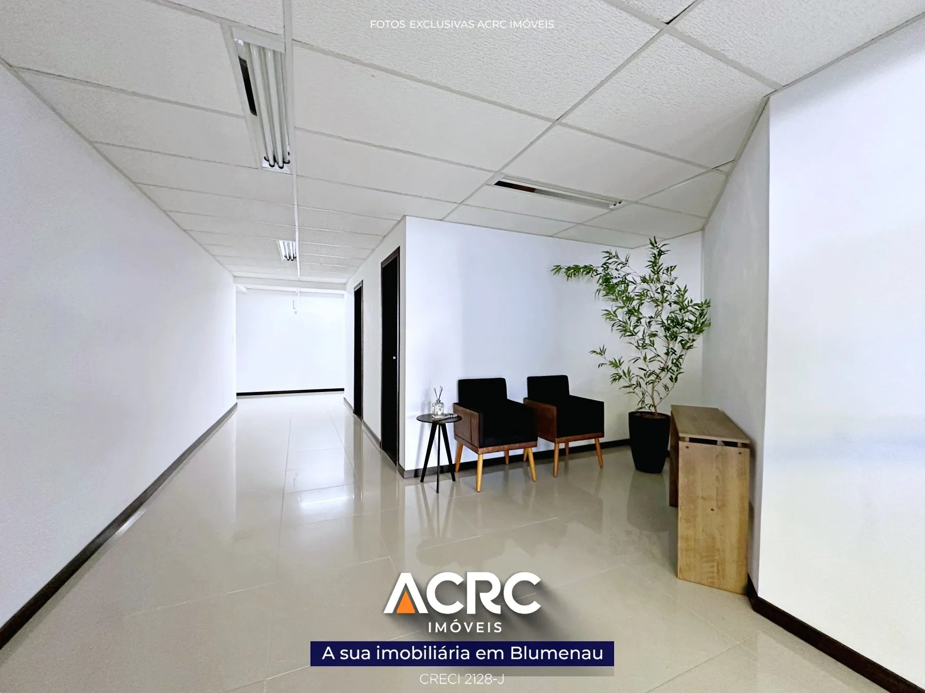 ACRC Imóveis - SA01215 - Sala para Locação no Bairro Vila Itoupava — foto 3