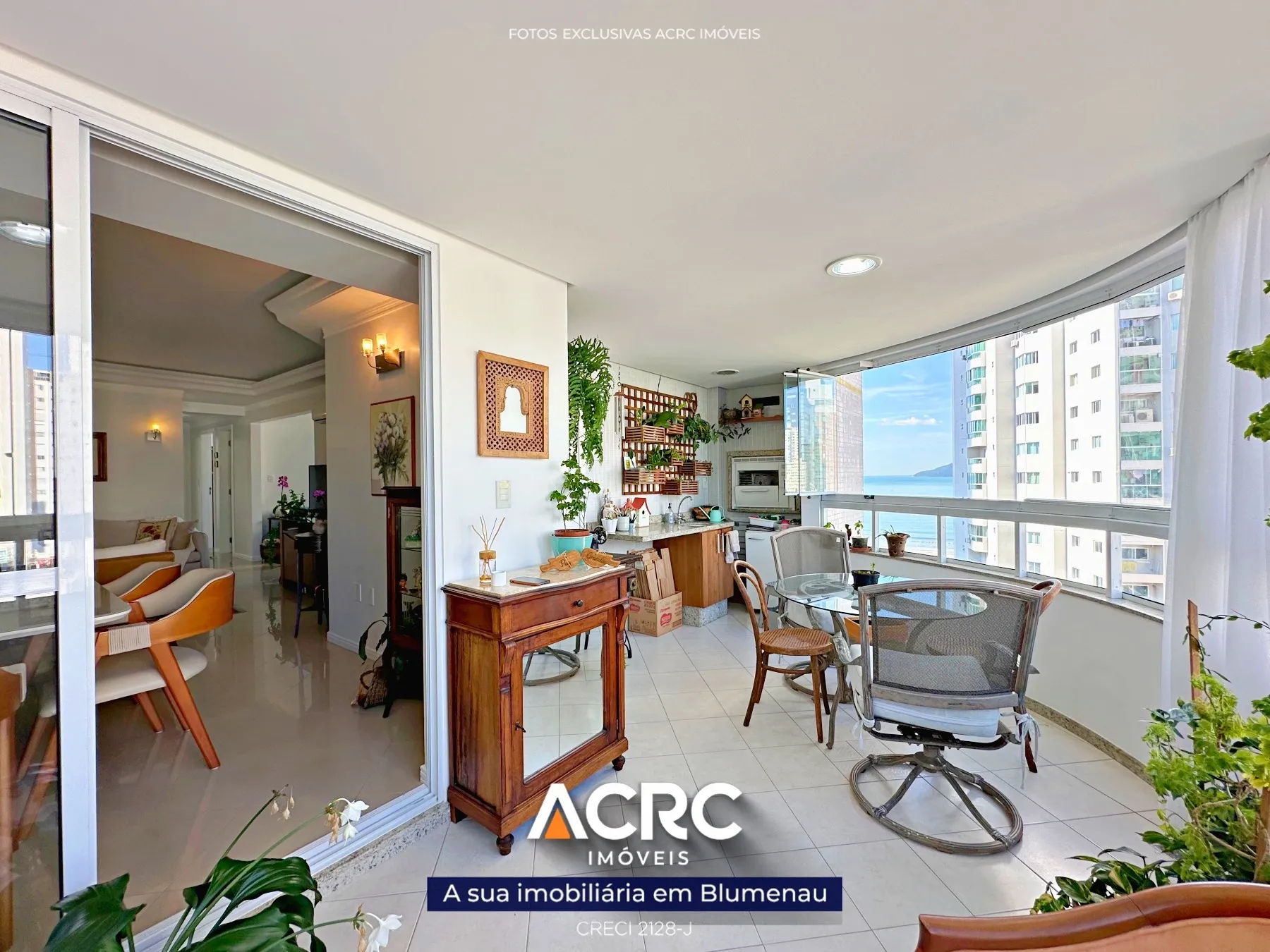 ACRC Imóveis - Apartamento com incrível vista mar na Barra Norte em Balneário Camboriú - SC — foto 5