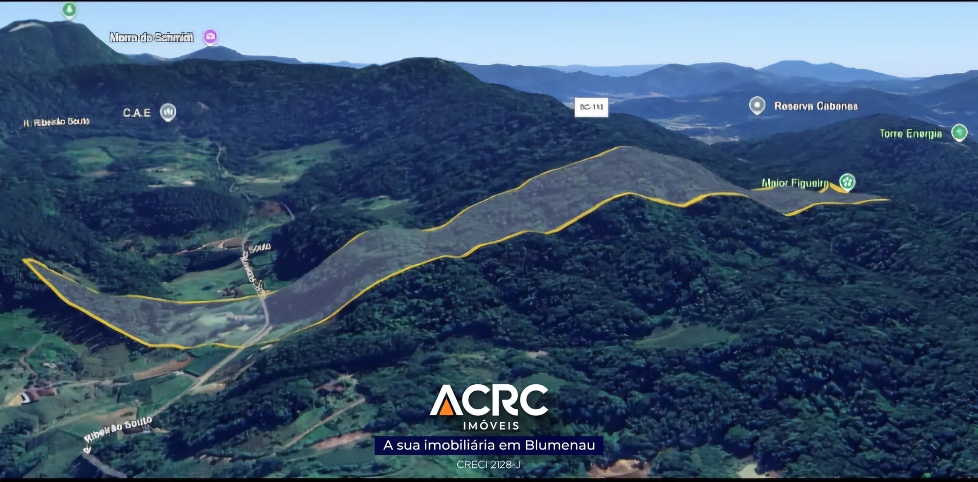 ACRC Imóveis - TE01213 - Terreno para Venda em Pomerode — foto 3