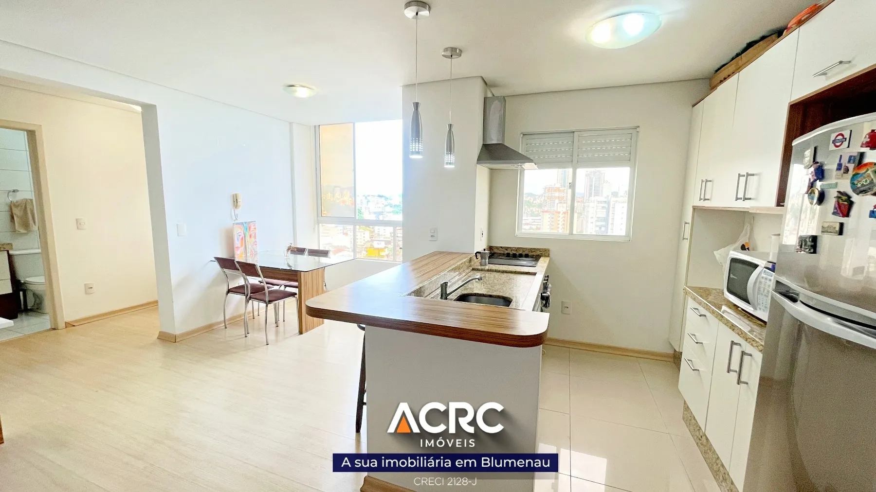 ACRC Imóveis - AP08727 - Apartamento para Venda no Centro de Blumenau — foto 4