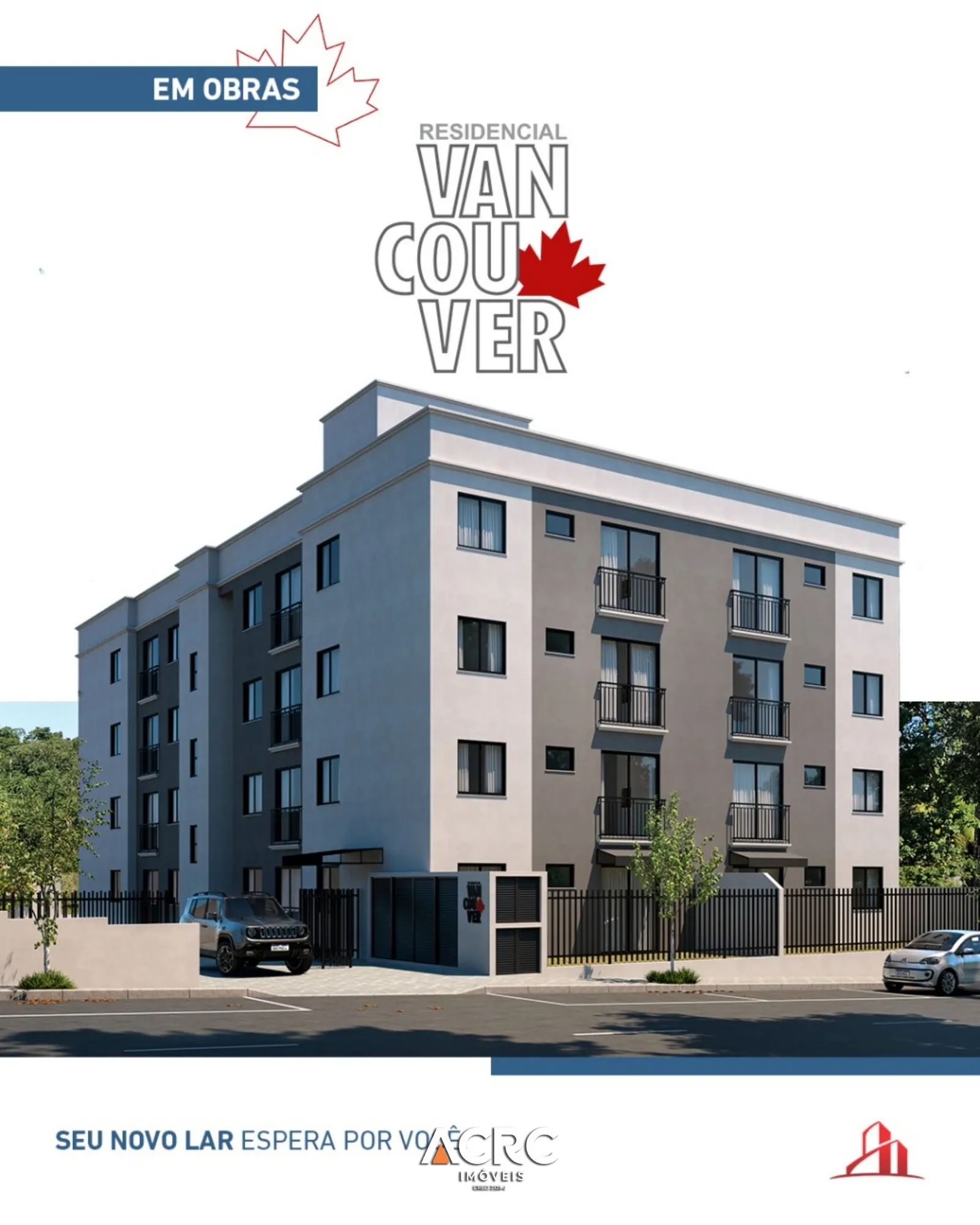 ACRC Imóveis - Apartamentos para Venda em Timbó no Bairro Araponguinhas. - foto 1