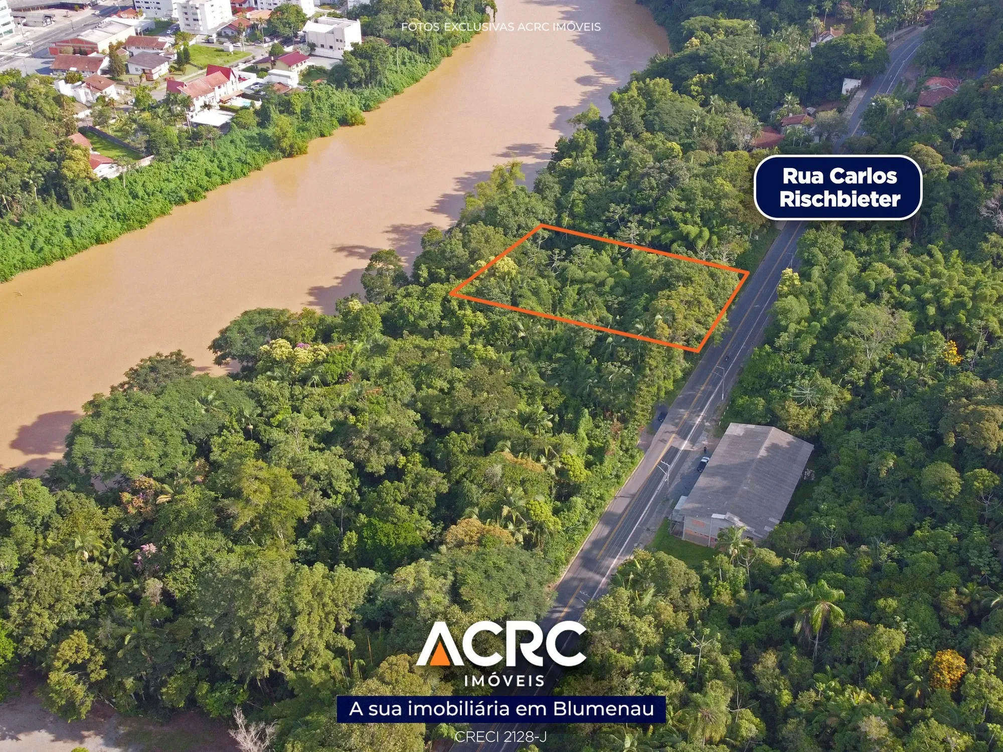 ACRC Imóveis - Terreno para Venda em Blumenau no Bairro Boa Vista. — foto 3