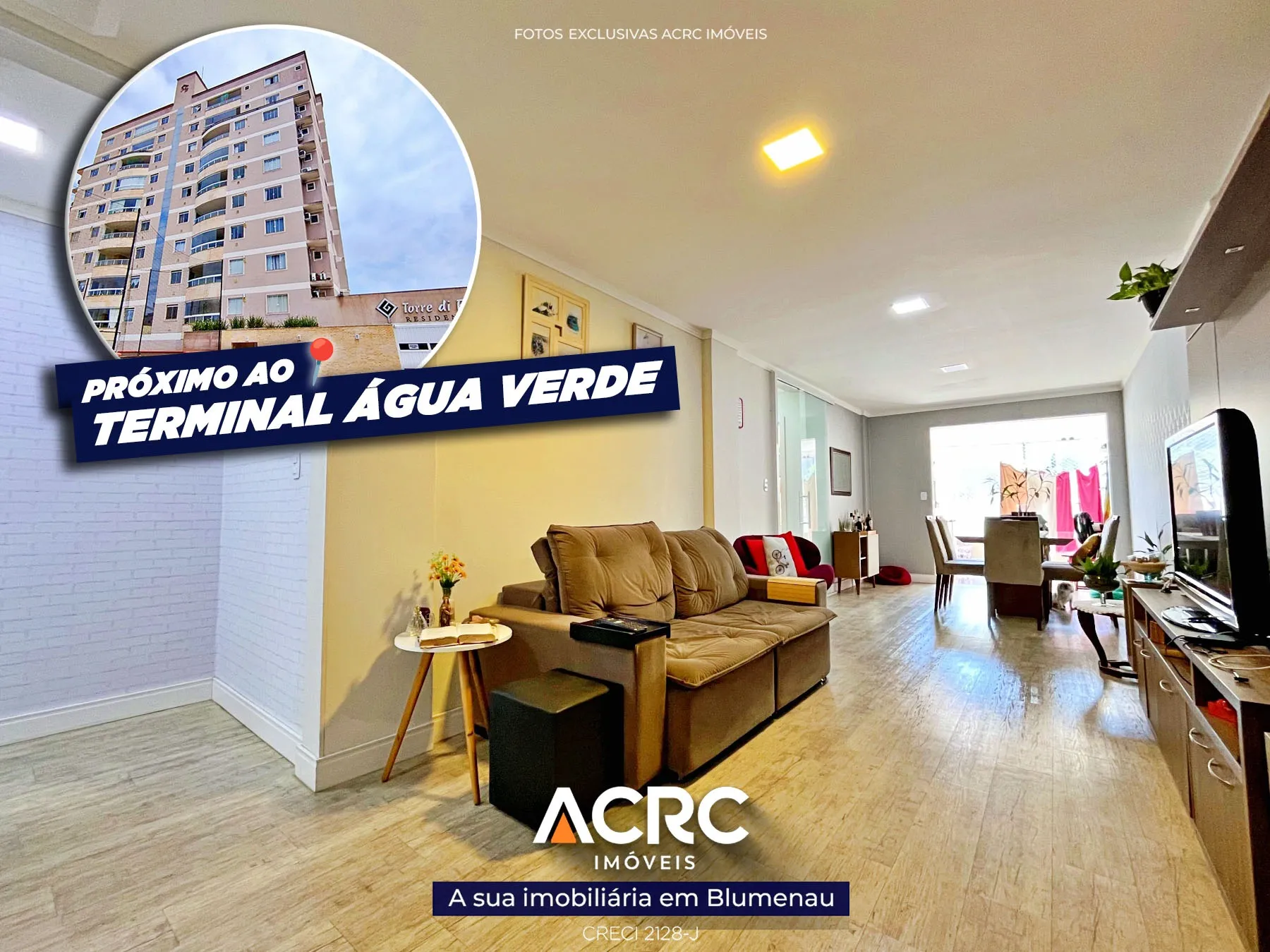 ACRC Imóveis - Apartamento para Venda no Bairro Água Verde — foto 3