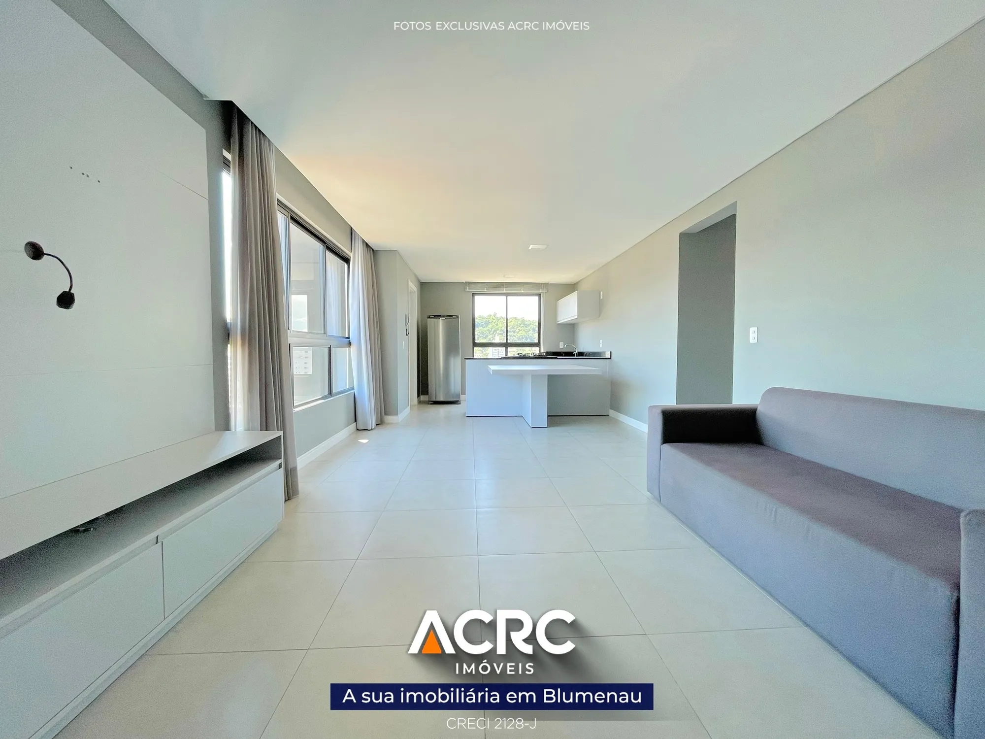 Apartamento com 02 dormitórios para venda em Blumenau no bairro Vila Nova | ACRC Imóveis - foto 1